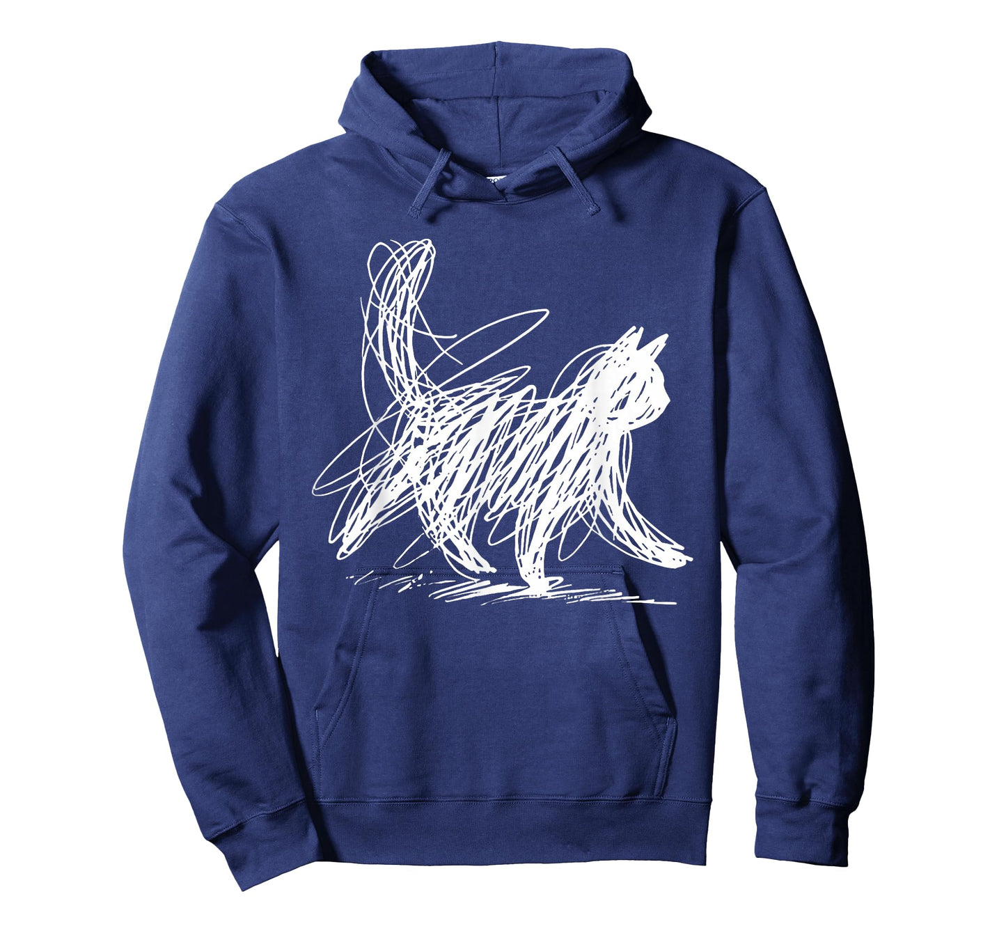 Abstract Scribble cat T-Shirt