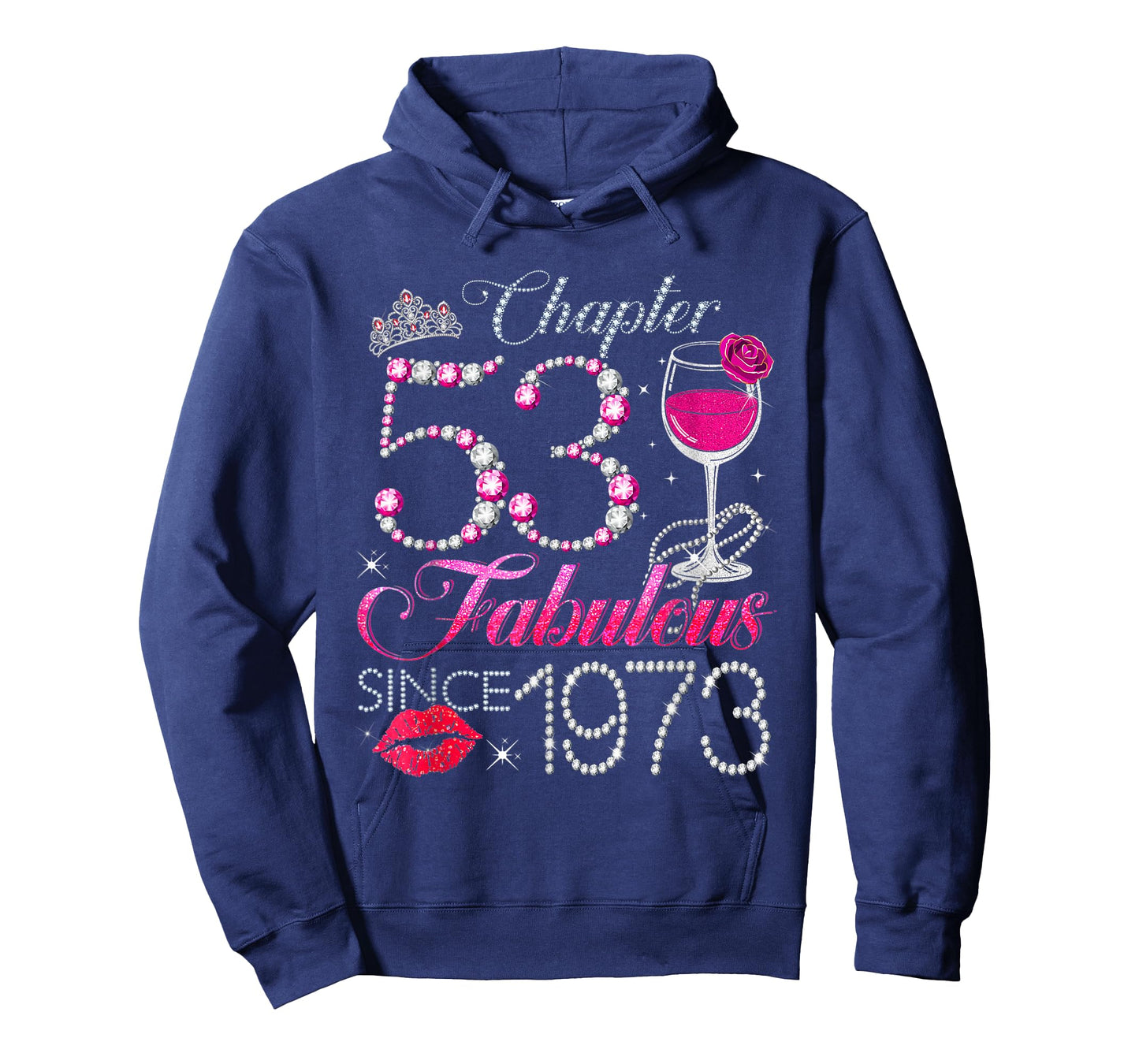 Chapter 53 Fabulous Since 1973 53rd Birthday Queen Diamond T-Shirt