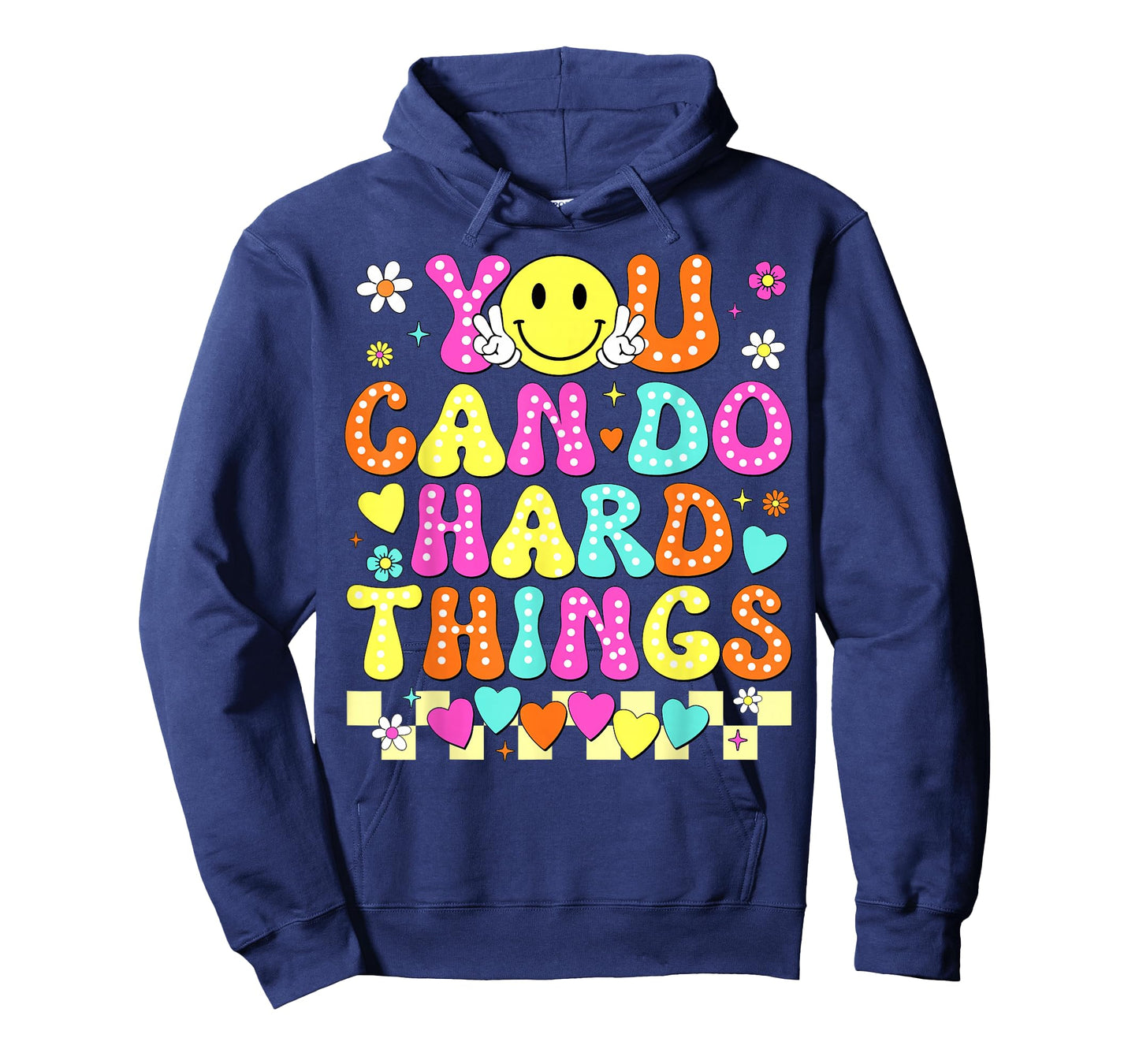 Groovy You Can Do Hard Things Testing Day Teacher Girls Boys T-Shirt