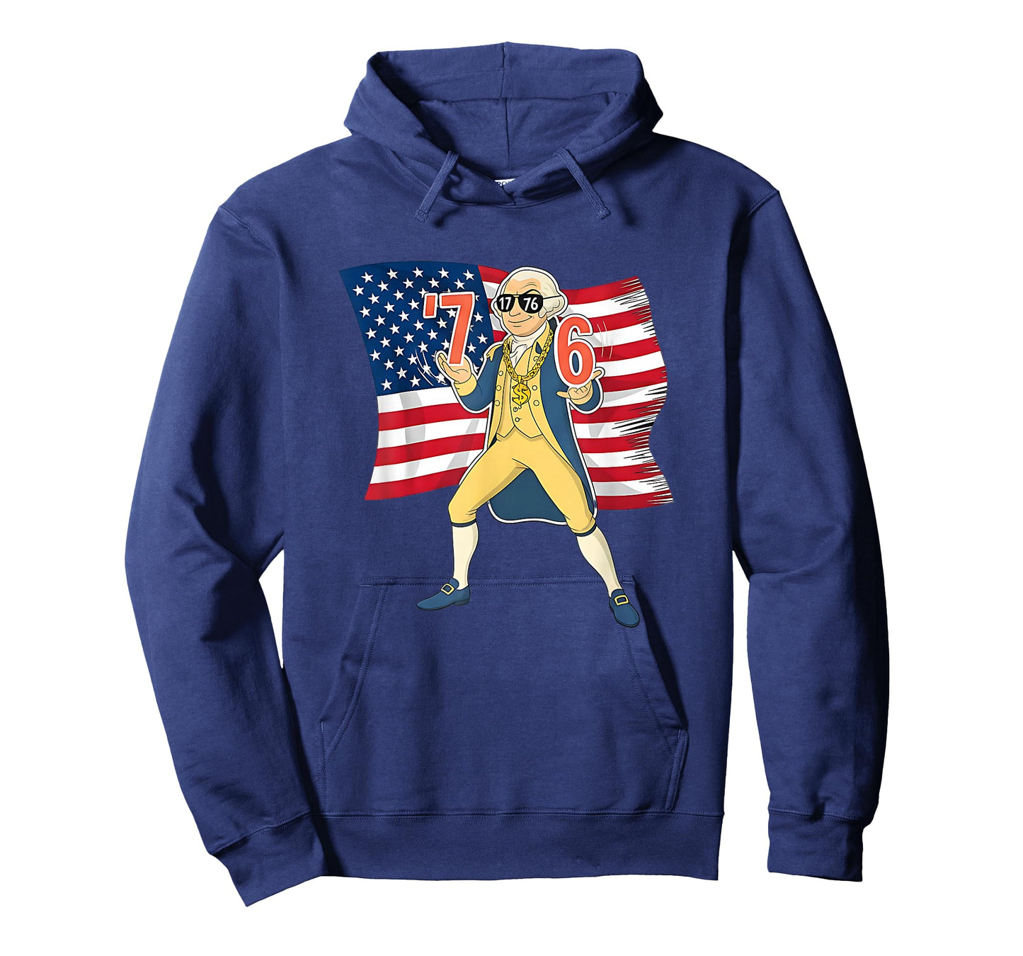 76 Greater Than 67 Funny Meme Thomas Jefferson USA Flag T-Shirt