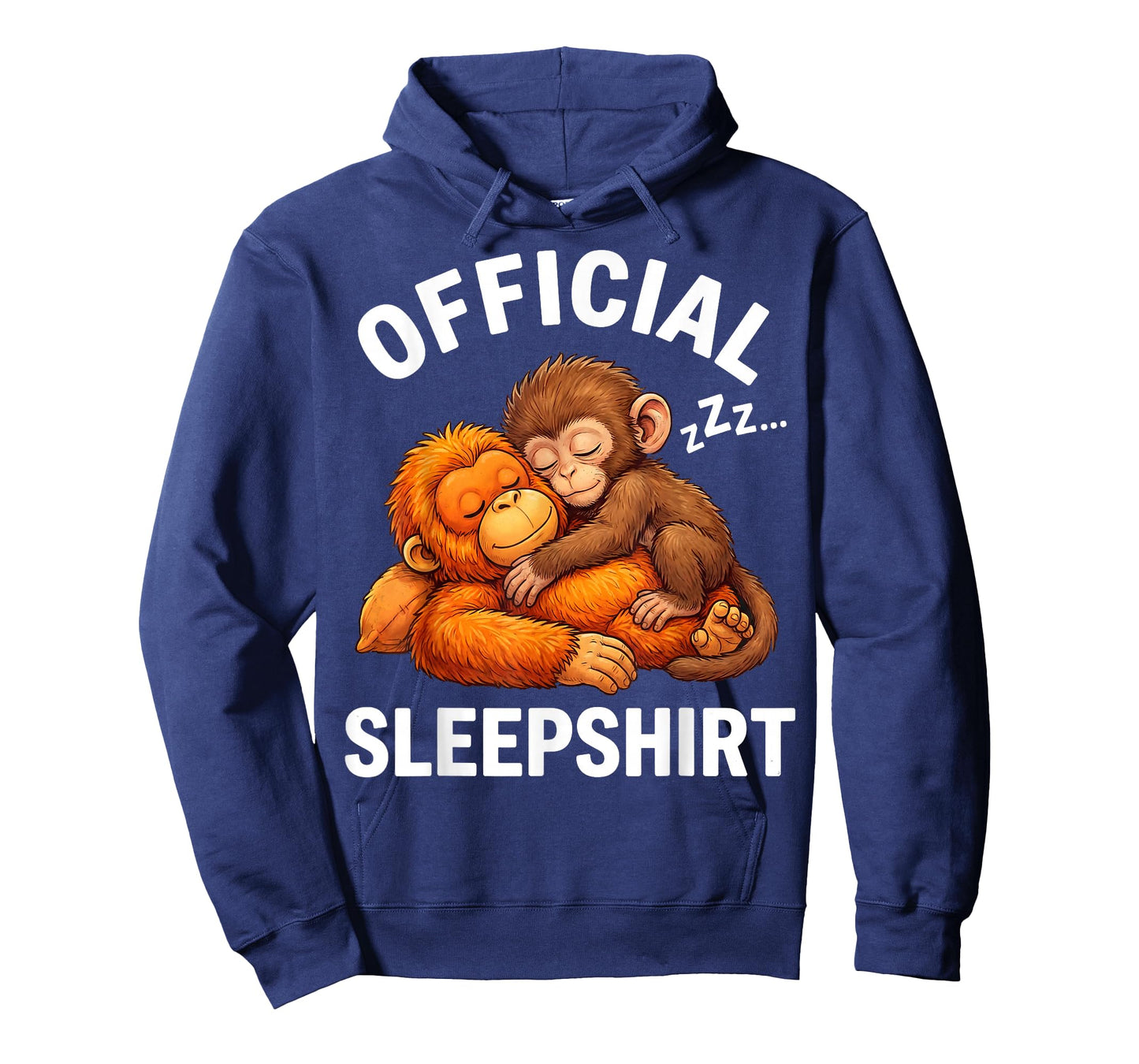 Official Sleepshirt Animal Cute Punch Monkey Plush Hugging T-Shirt