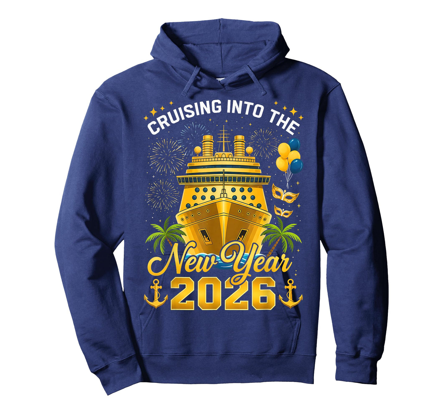 Happy New Year 2026 Cruising Into The New Year 2026 T-Shirt