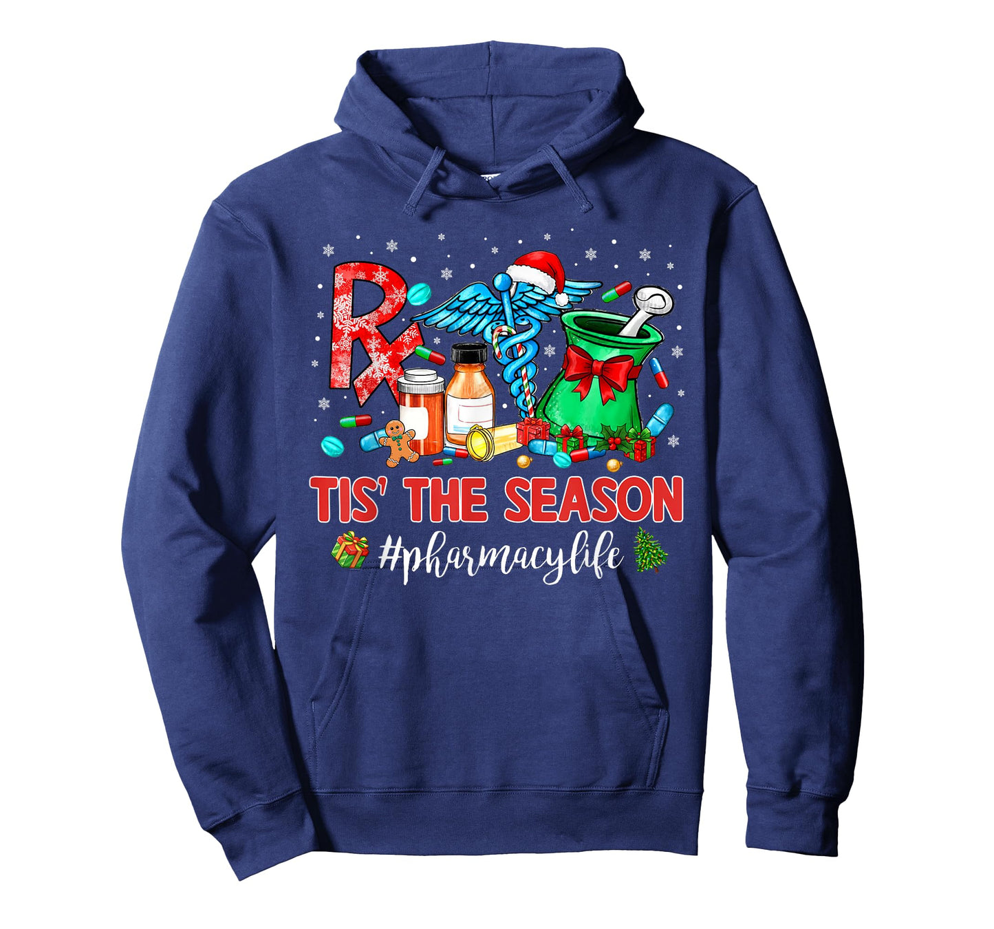 Tis The Season Christmas CPhT Life Pharmacy Technician T-Shirt
