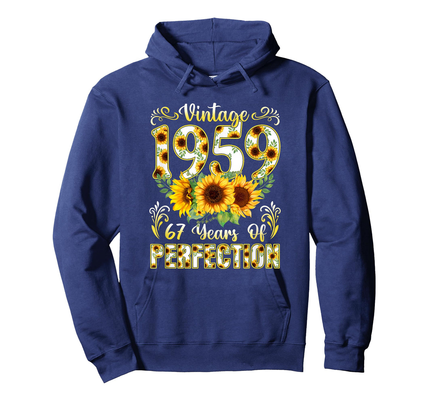 67 Year Old Vintage 1959 Sunflower 67th Birthday Girl Women T-Shirt