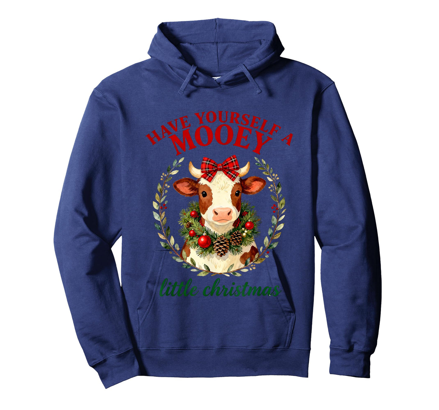 Christmas Vintage Small Town Western Cowgirl Highland Cow T-Shirt