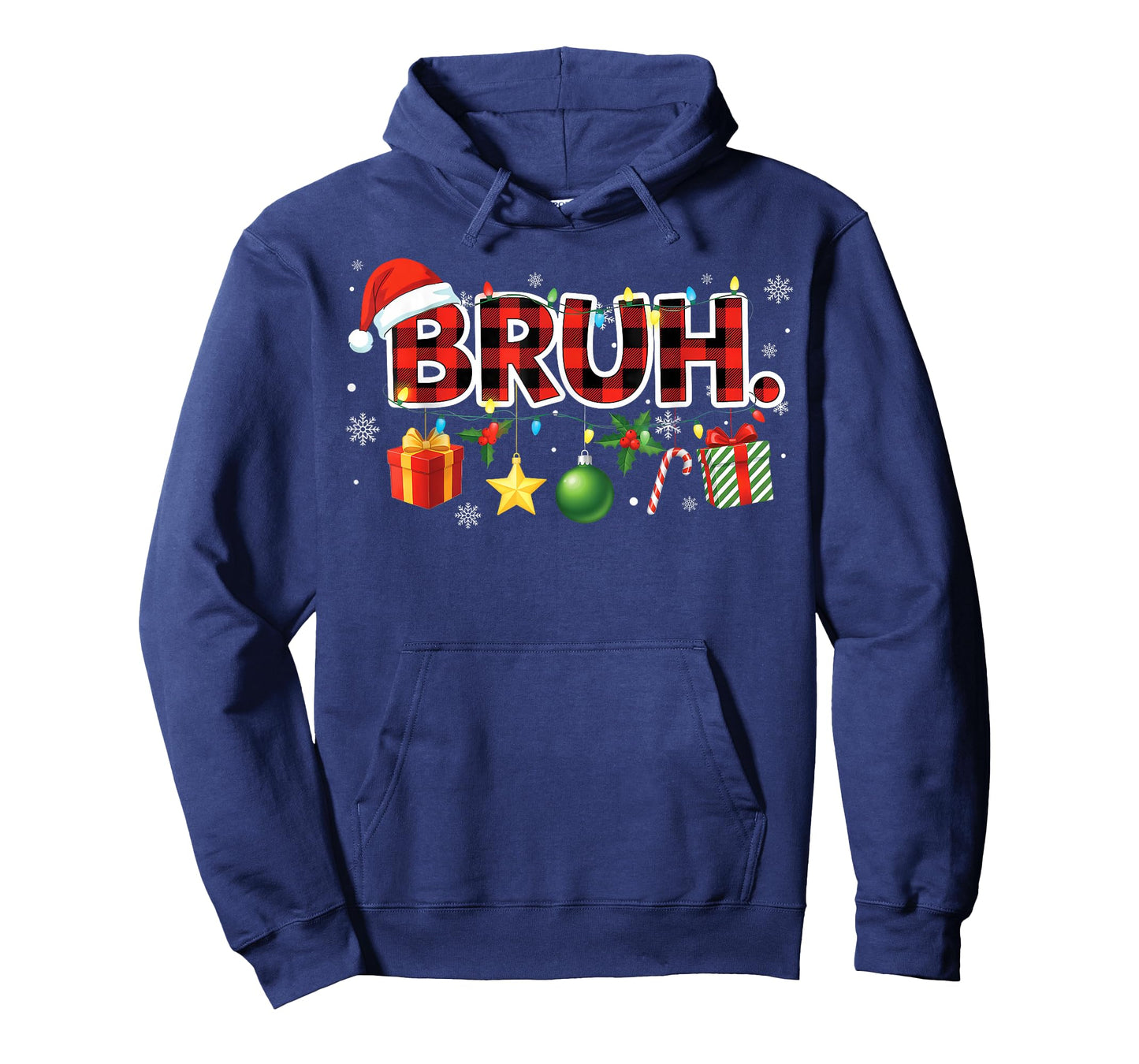 Bruh Christmas Teens Boys Xmas Kids Funny Christmas T-Shirt