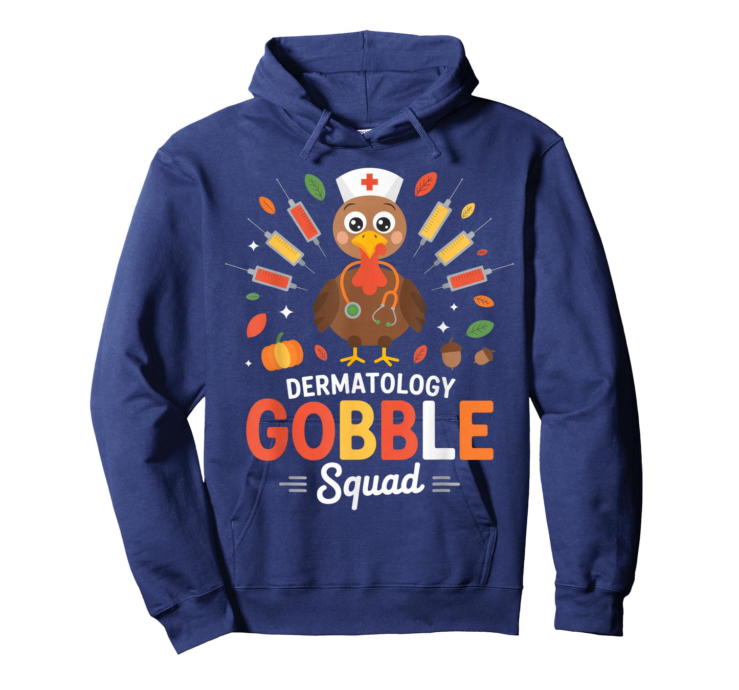 Dermatology Gobble Squad for Nurses and Doctors Thanksgiving T-Shirt