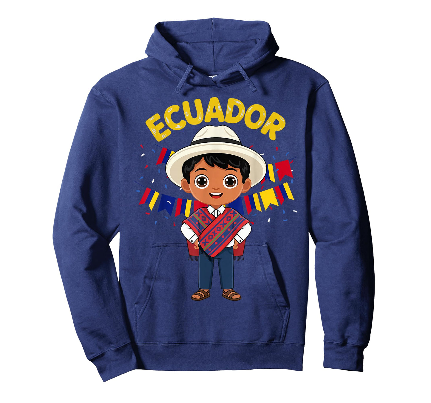 Ecuador Ecuadorian Boy Traditional Outfit Wear Flag Heritage T-Shirt