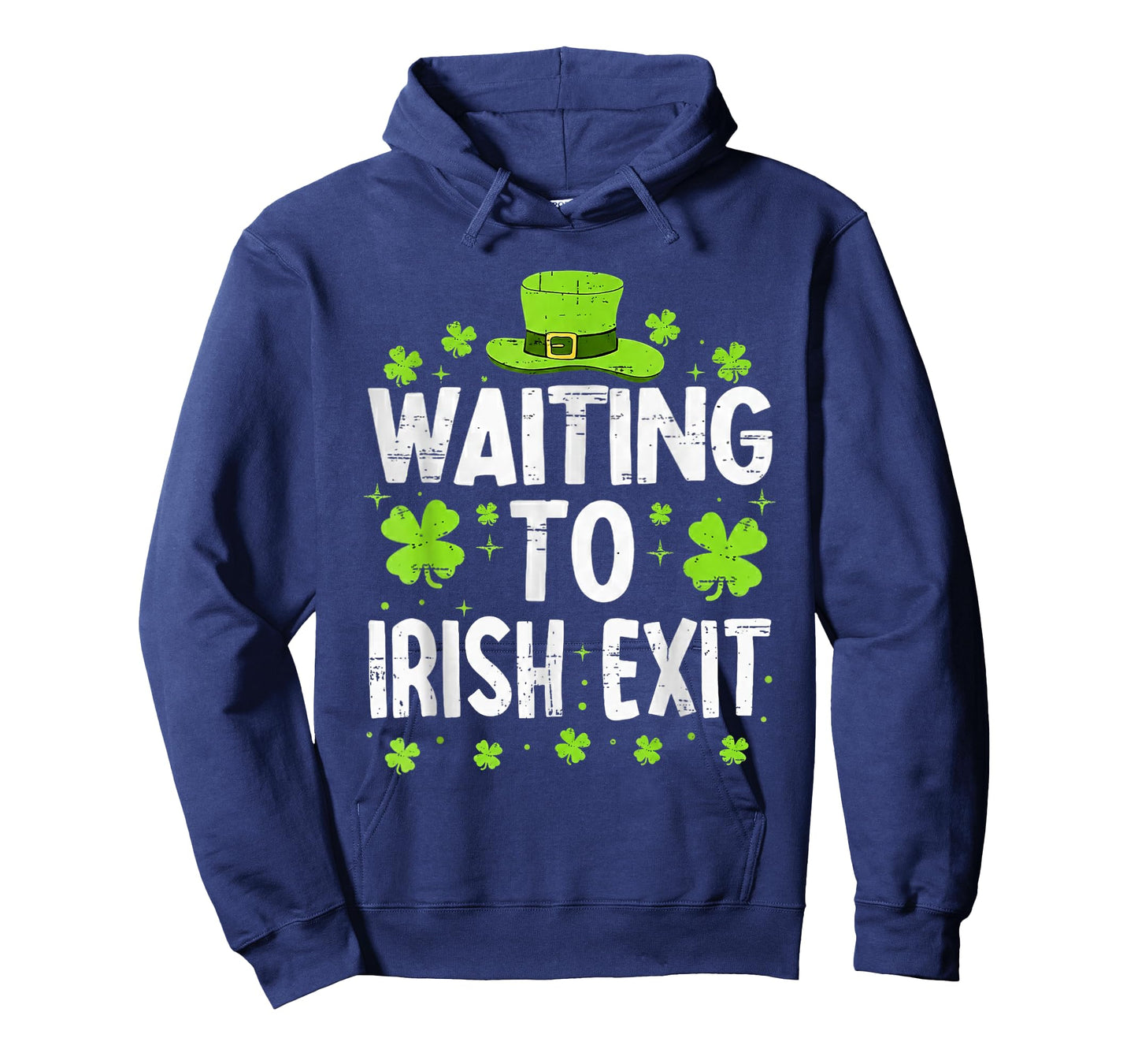Funny Waiting to Irish Exit St Patrick’s Day Humor Joke T-Shirt