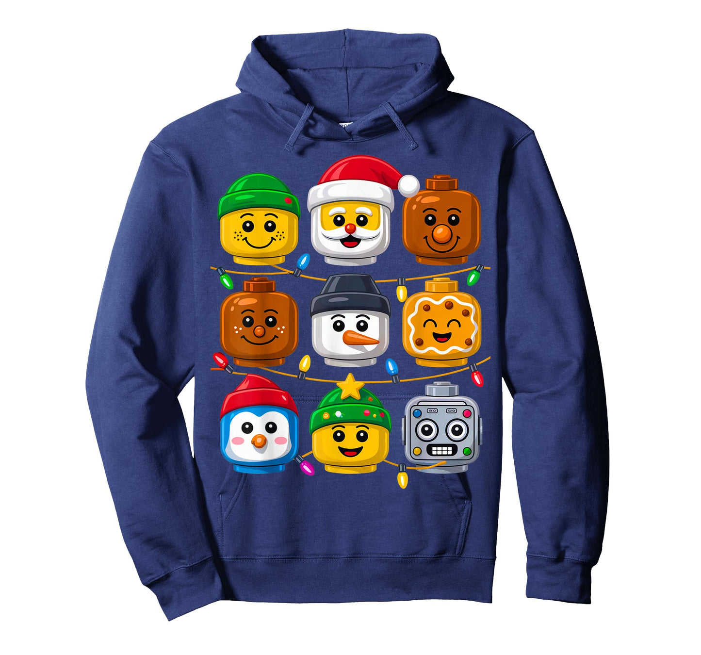 Christmas Building Crew Costume Master Builder Block Xmas T-Shirt