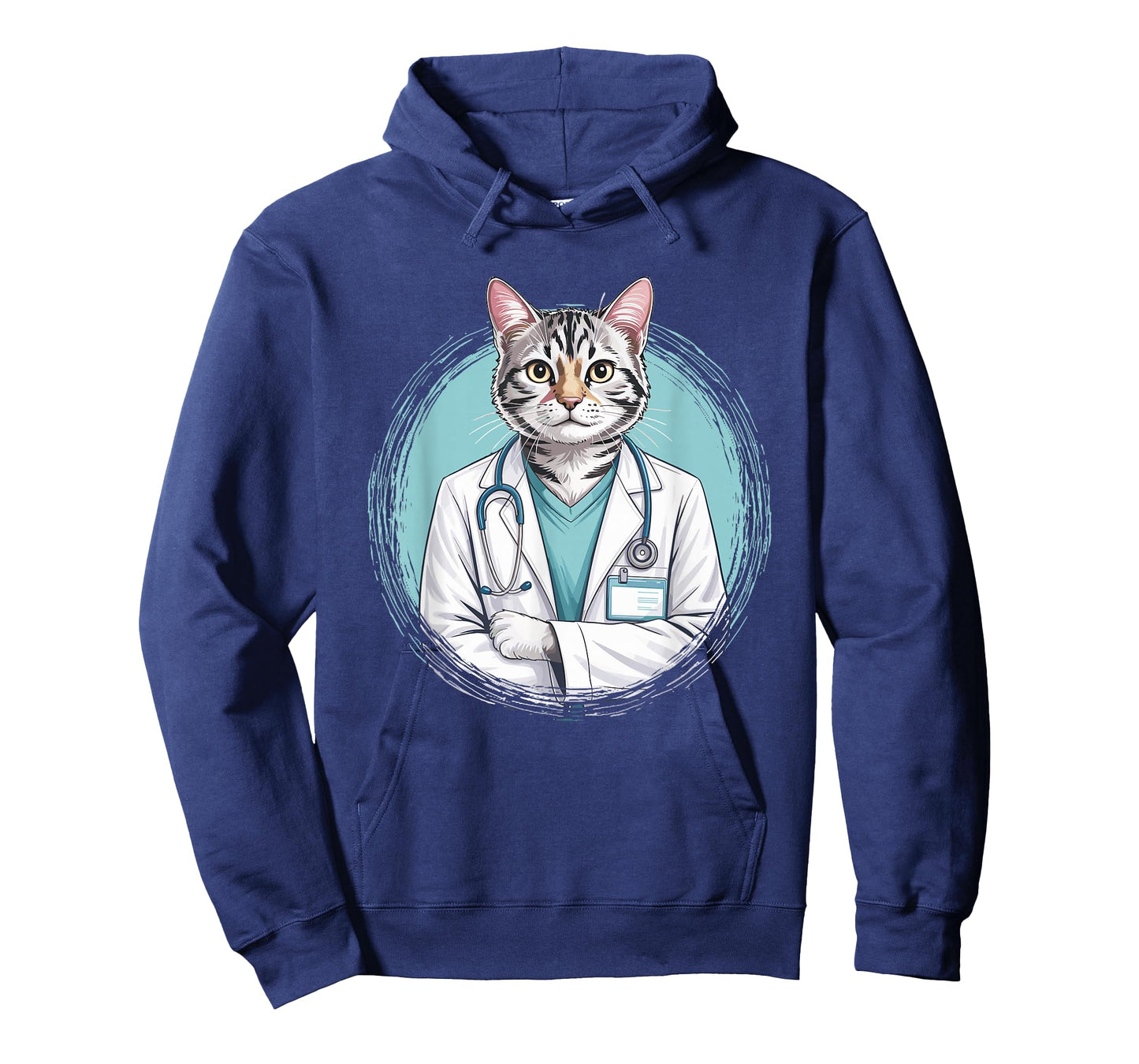 Feline Veterinarian Cat Doctor Stethoscope Medical T-Shirt