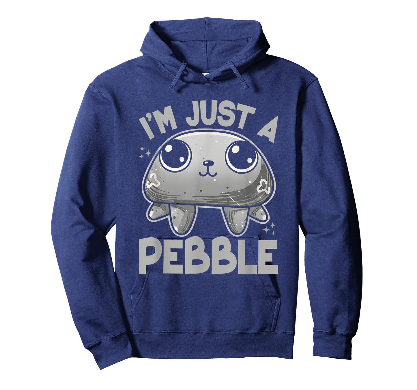 Im Just A Pebble Cute Minimalist Character Humor Design T-Shirt