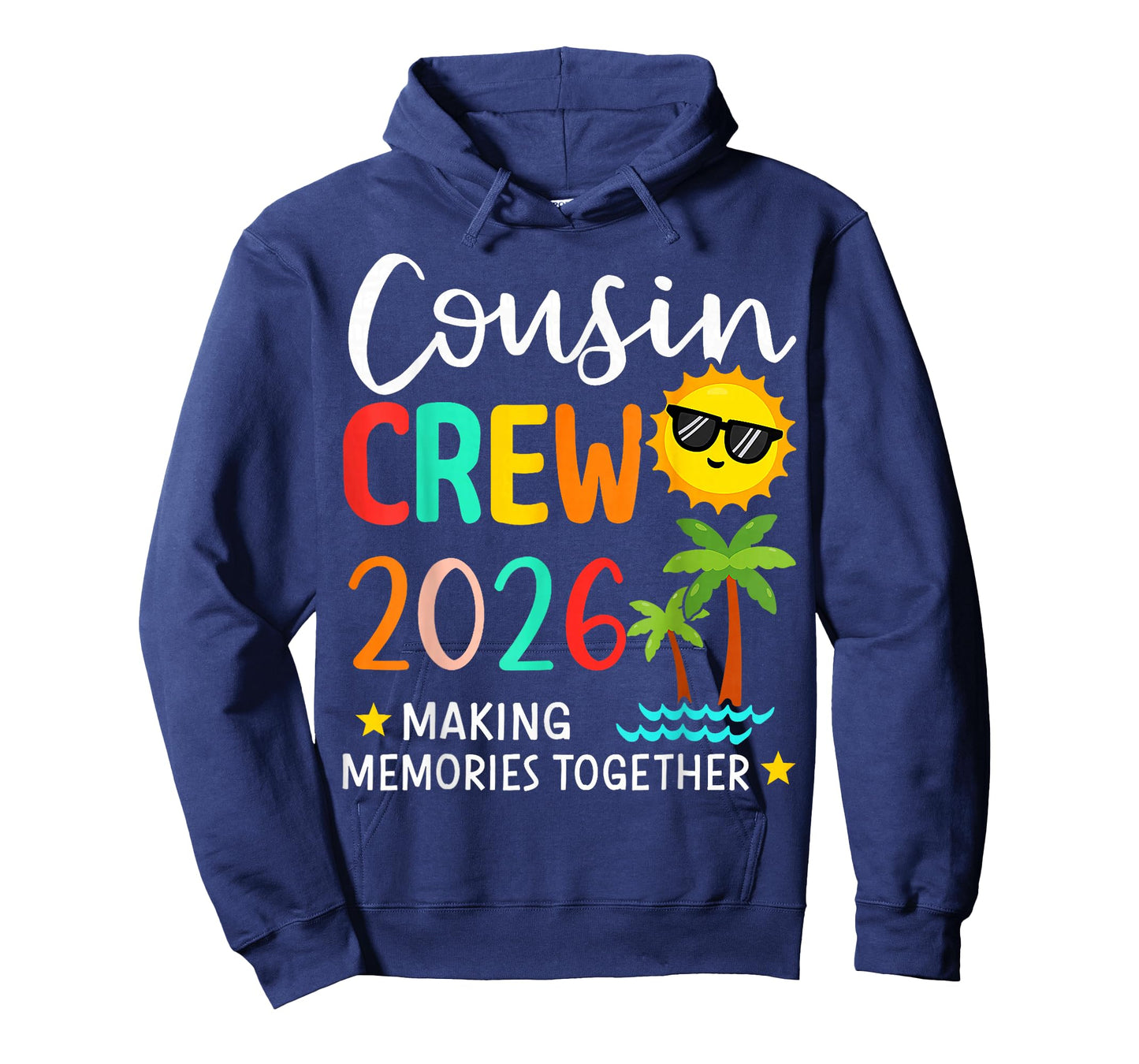 Cousin Crew 2026 Summer Vacation Beach Family Trip Matching T-Shirt