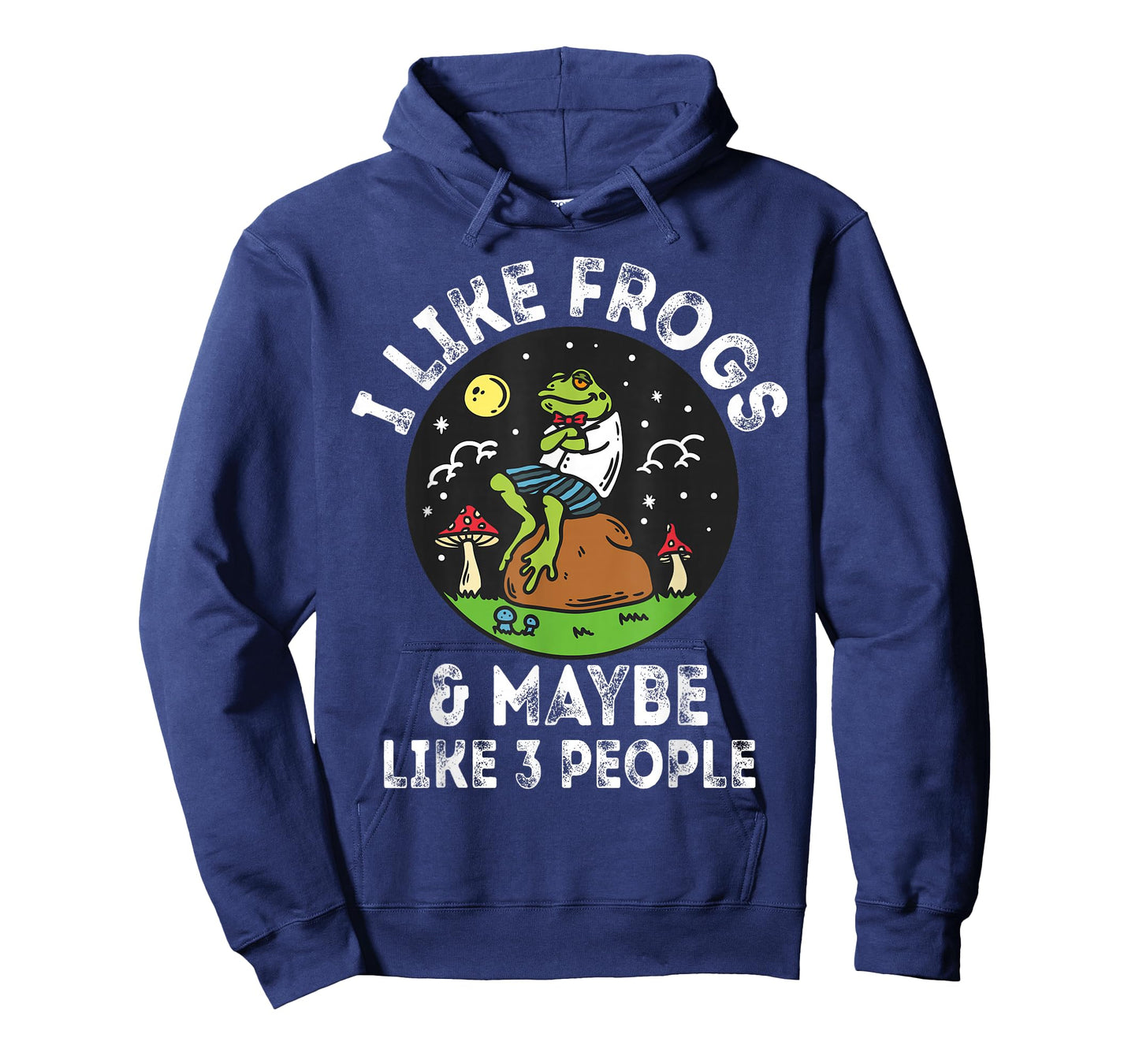 I Like Frogs and Maybe 3 People Frog Lover Retro Vintage Men T-Shirt