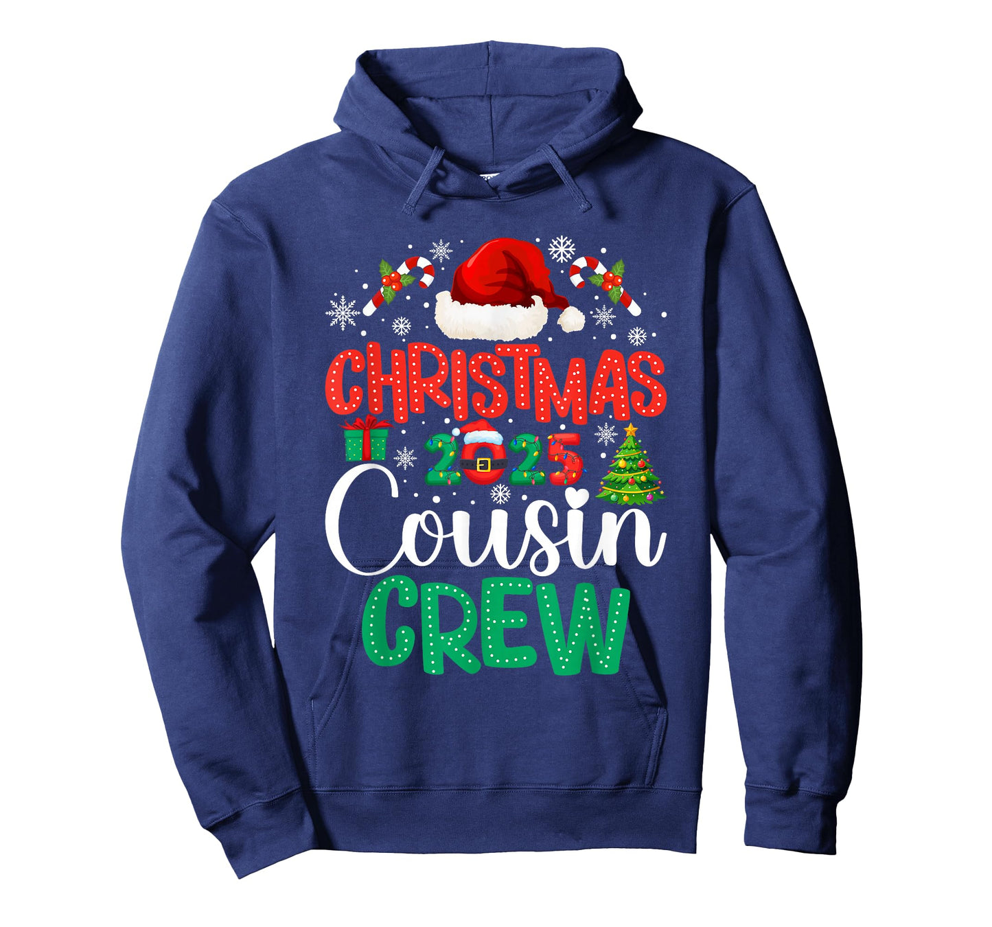 Christmas 2025 Cousin Crew Xmas Funny Matching Family Group T-Shirt