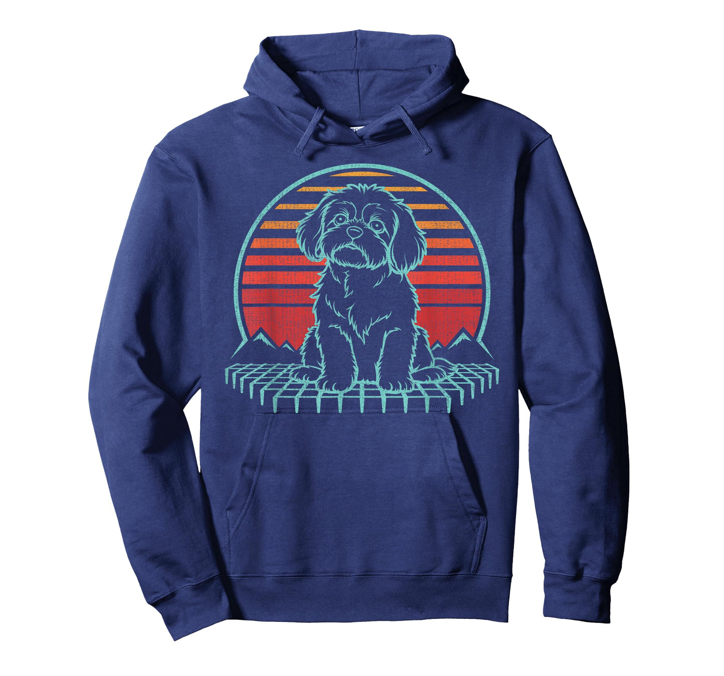 Shih Tzu Lover Dog Owner Retro Vintage 80s T-Shirt