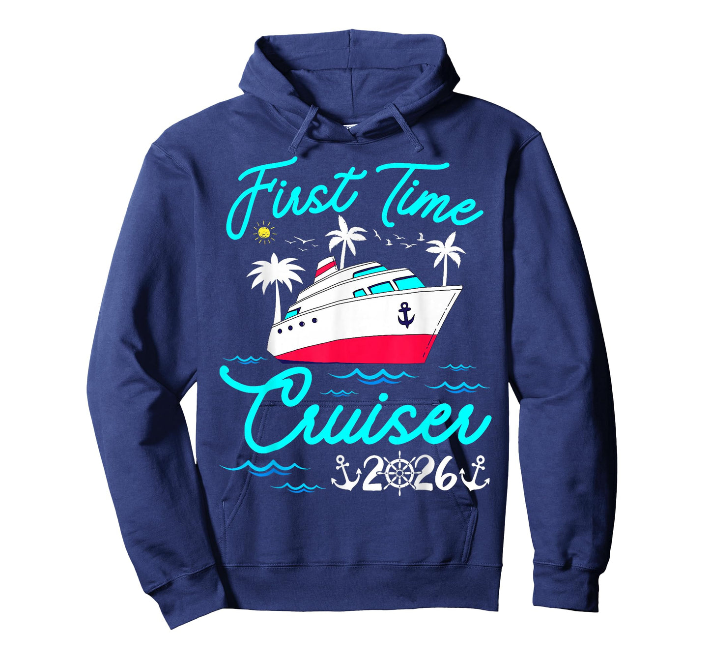 First Time Cruiser 2026 1st Cruise Vacation Family Couples T-Shirt