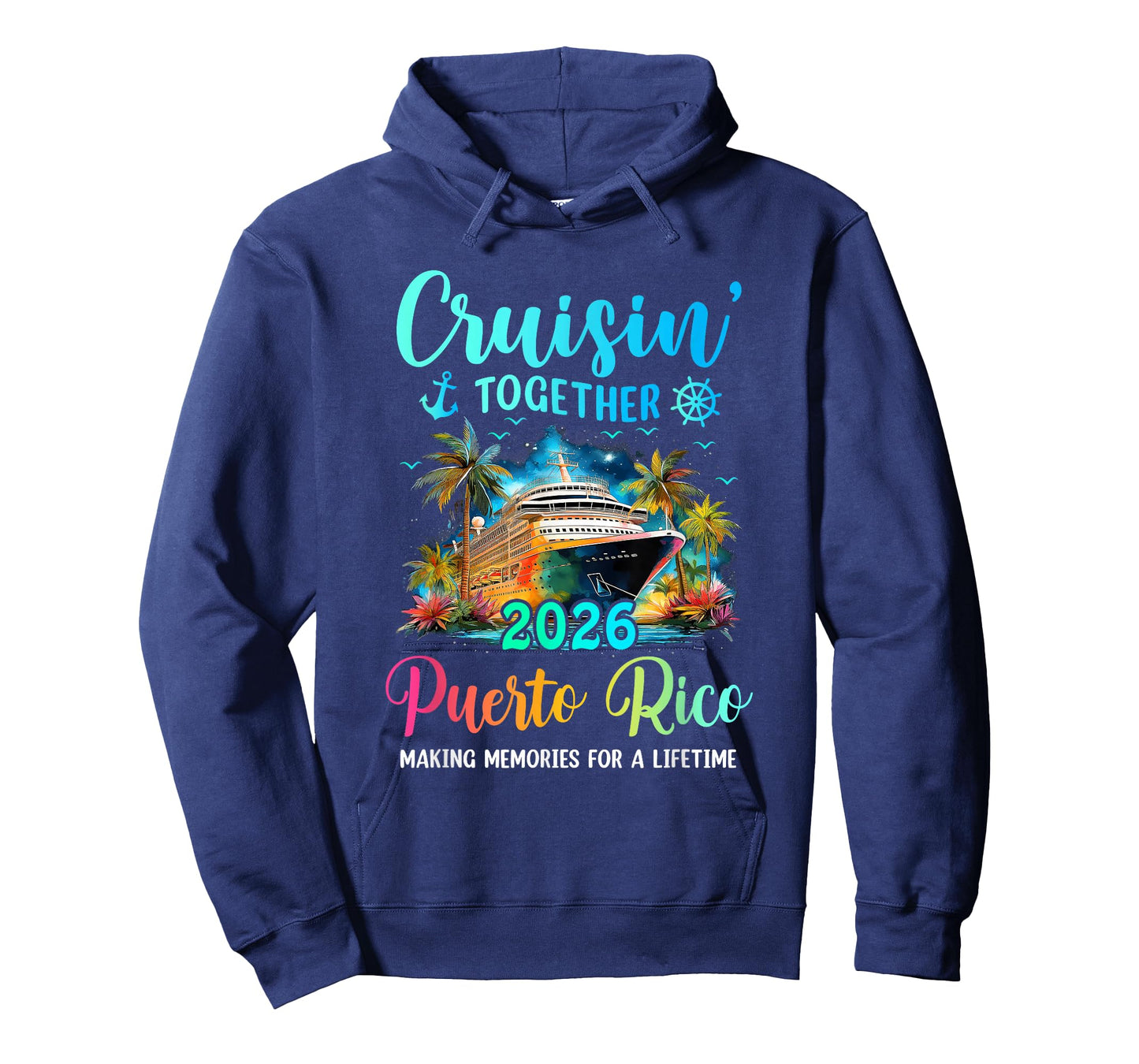 Cruisin' Together Puerto Rico 2026 Family Cruise Vacation T-Shirt