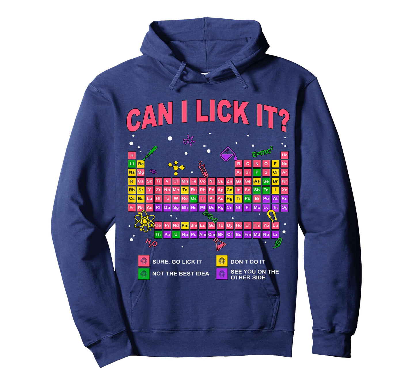 Can I Lick It Periodic Table Science Teacher Boy and Girls T-Shirt