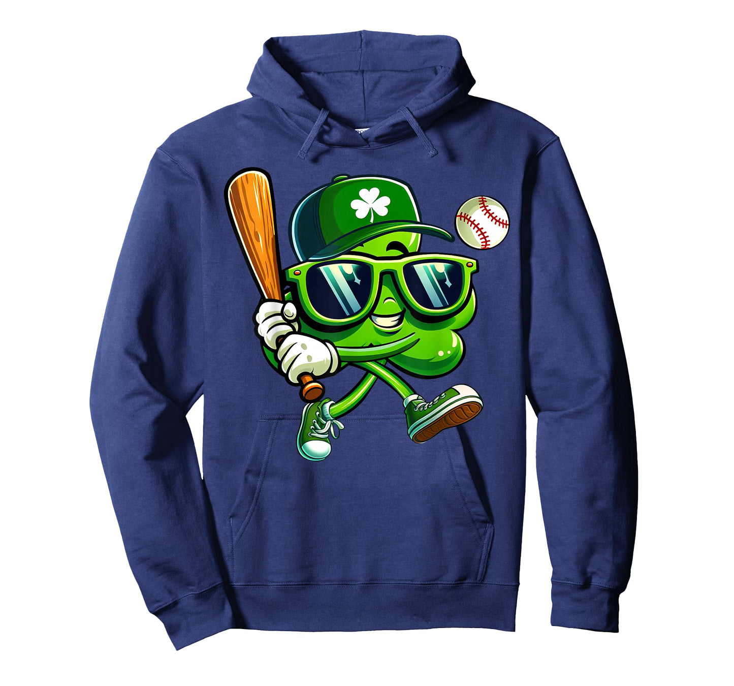 Shamrock Baseball Shirts Funny St Patricks Day Boys Kids T-Shirt