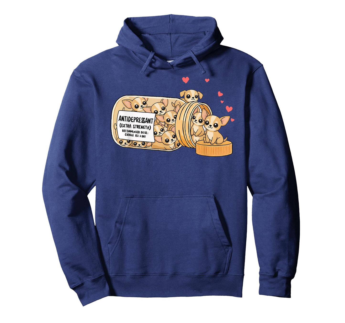 Funny Chihuahua Anti Depressant Mom Dad Kids T-Shirt
