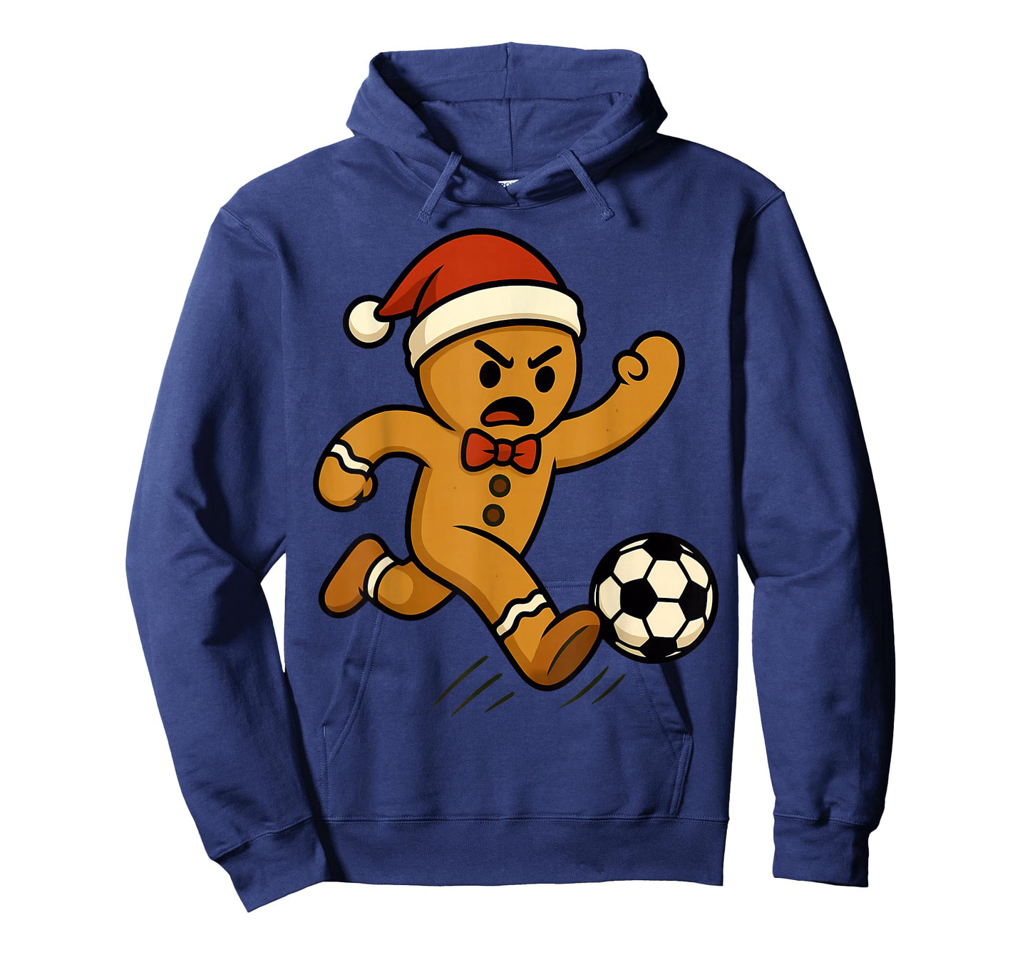 Gingerbread Soccer Player Funny Christmas Kids Boys T-Shirt