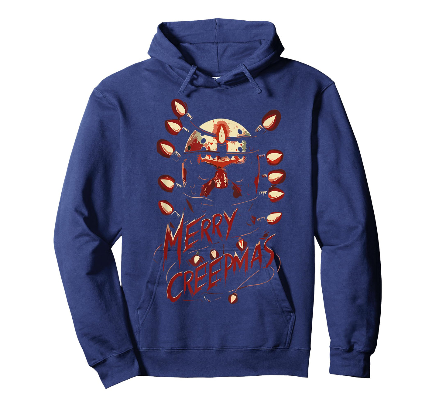 Merry Christmas Festive Slasher Candy Cane Menace T-Shirt