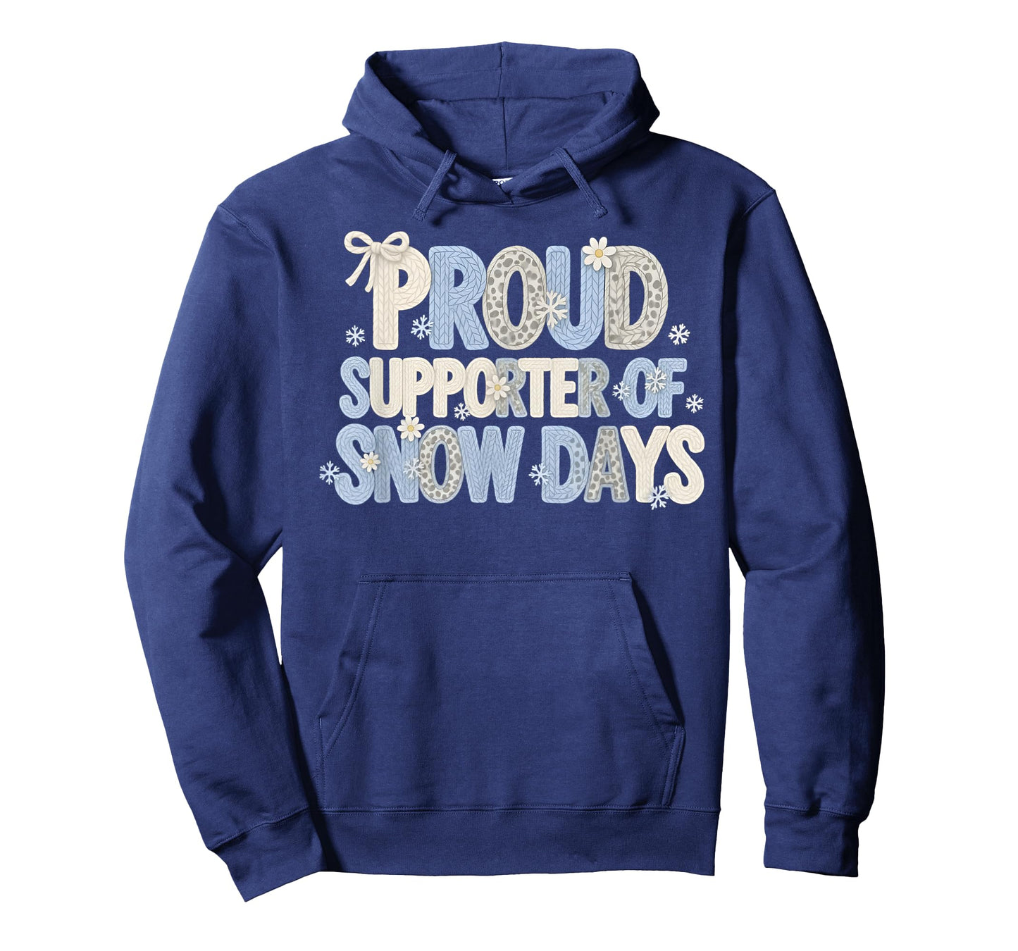 Proud Supporter of Snow Days Funny Teacher Crew T-Shirt