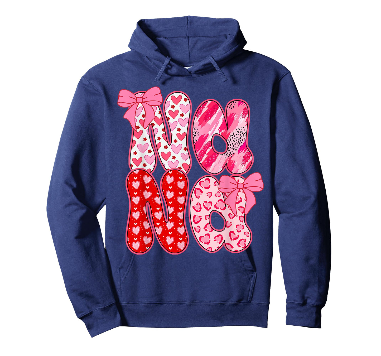Nana Coquette Bow Leopard Nana Valentine Day Mother's Day T-Shirt
