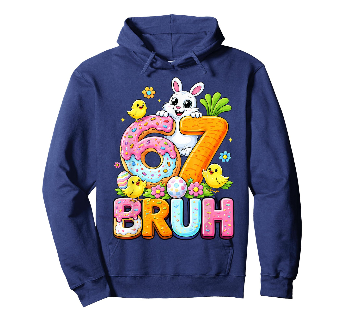 Six Seven Easter Kids Bunny 67 Easter Toddler Teens Boy Girl T-Shirt