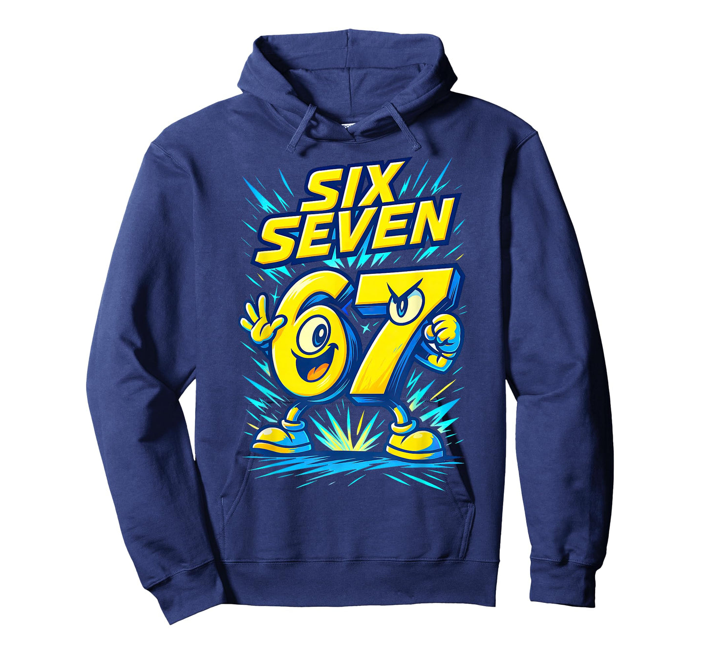 Kids 67 Six Seven Italian Brainrot 6 7 Funny Meme T-Shirt