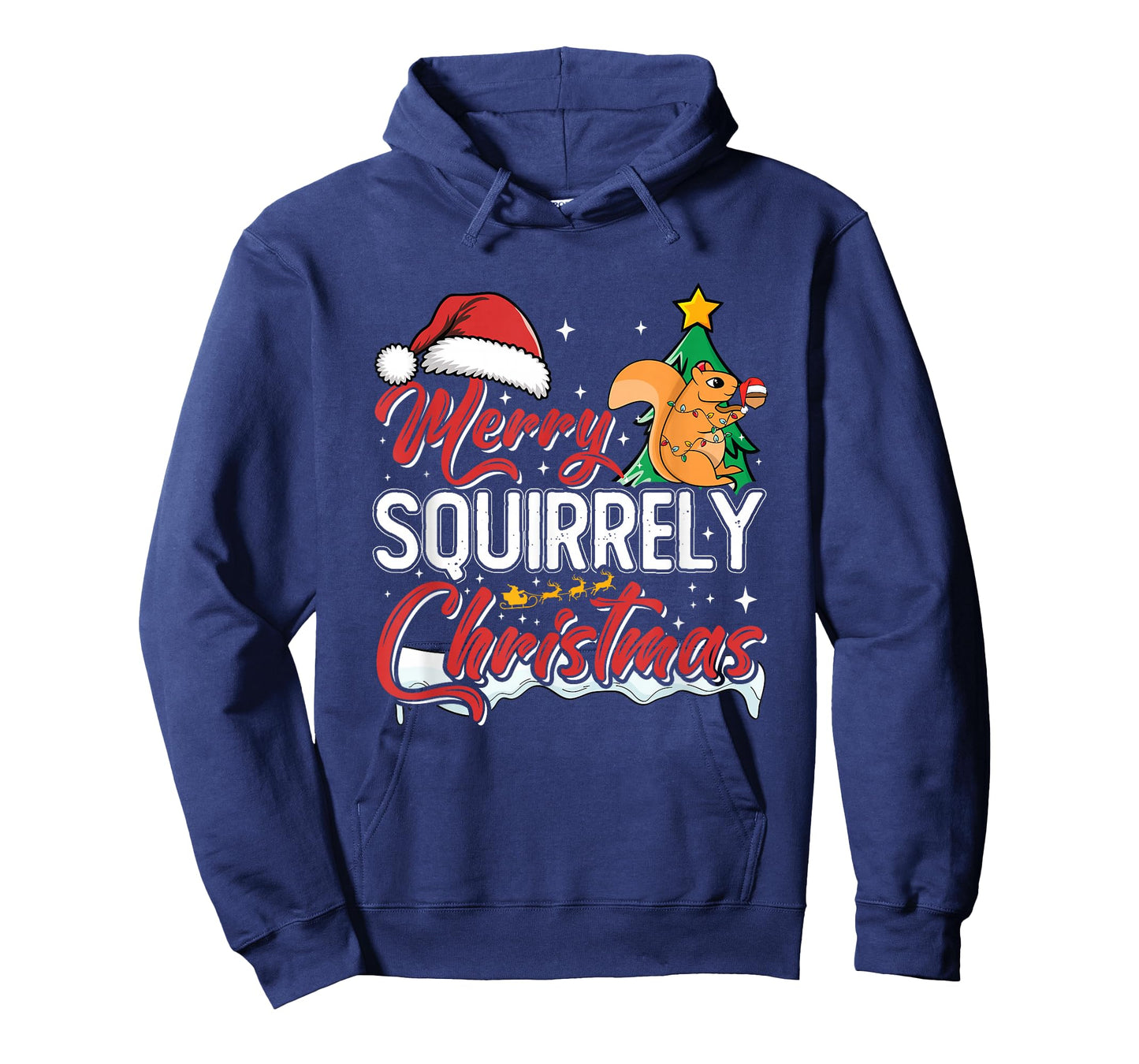 Squirrel Lover Xmas Rodent Animal Funny Christmas Squirrel T-Shirt