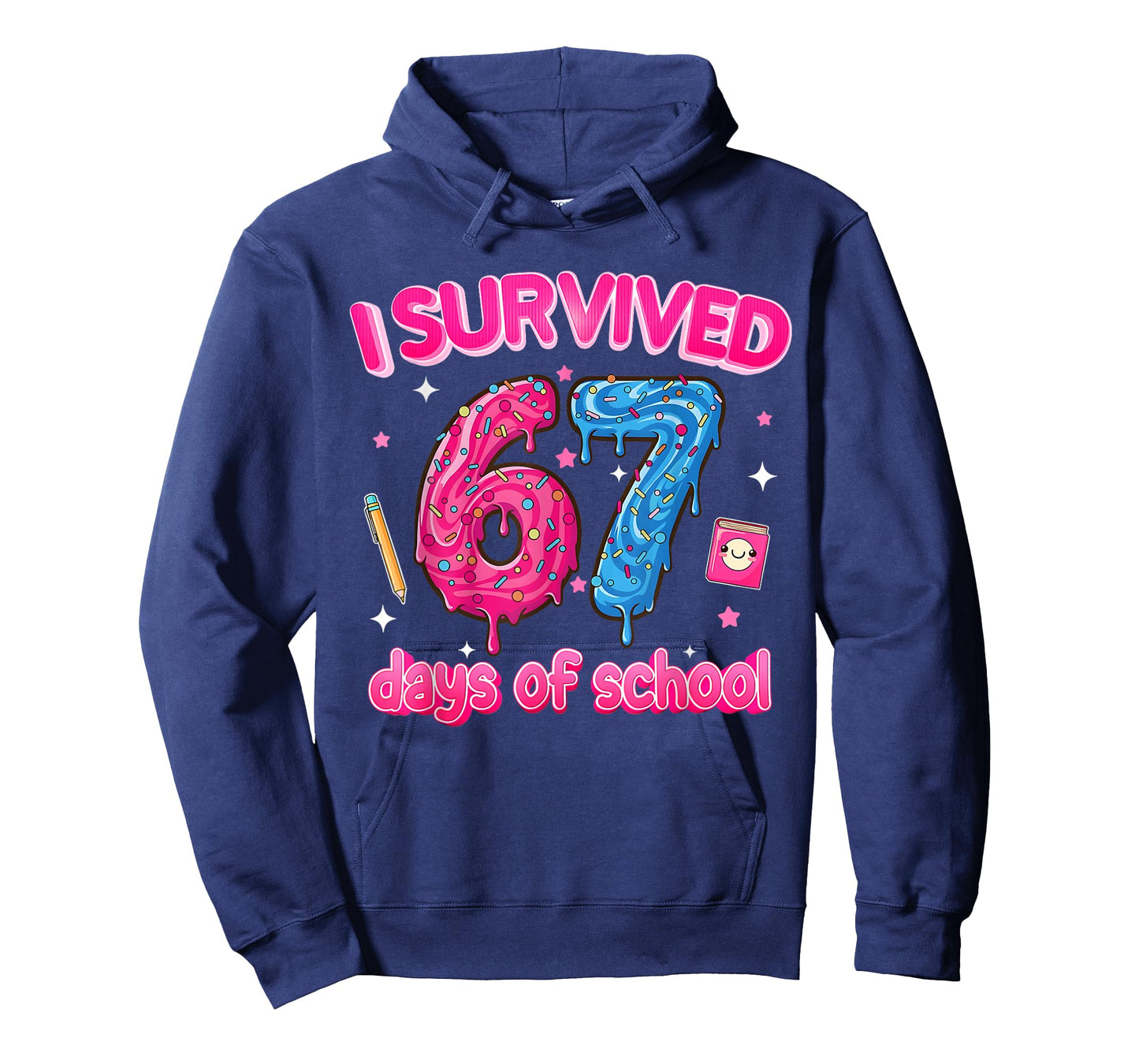 I Survived 67 Days of School Six Seven 6 7 Teacher 67 Days T-Shirt