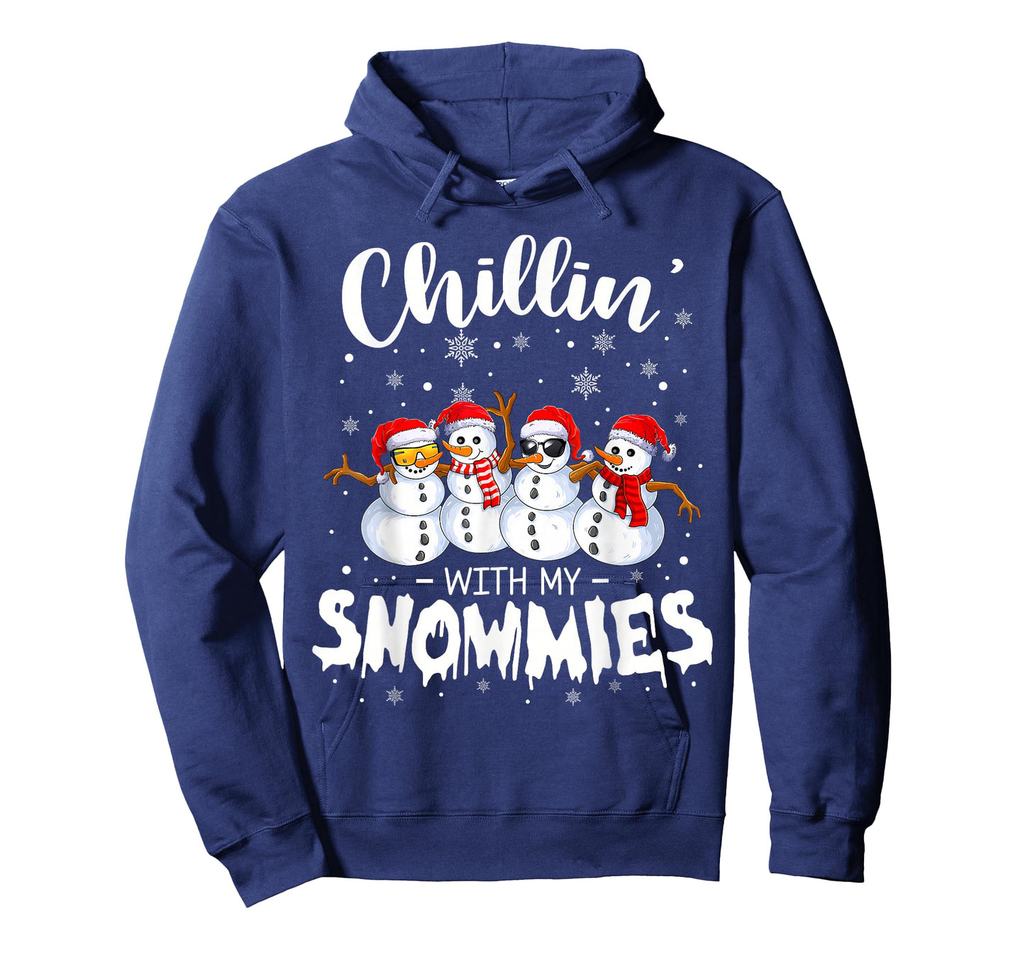 Funny Snowman Christmas Chillin with My Snowmies T-Shirt