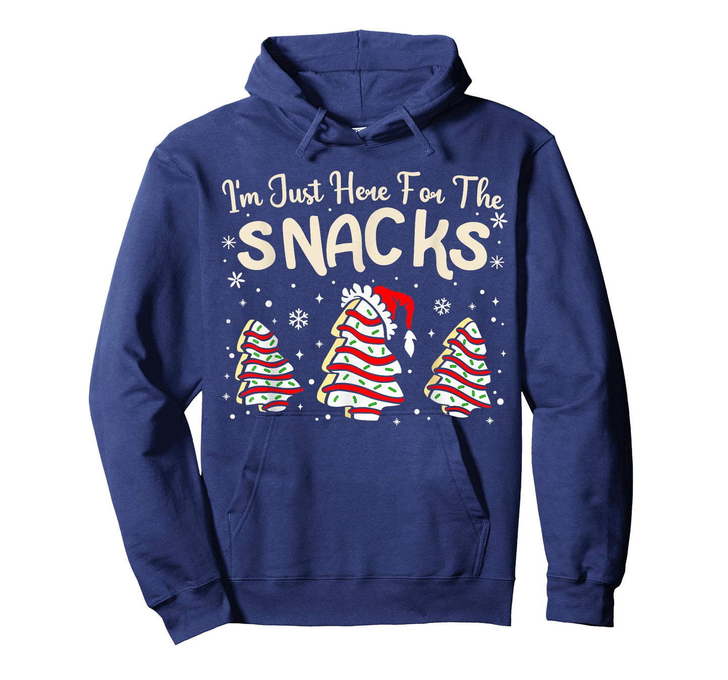I'm Just Here for The Snacks Christmas Cakes Debbie Becky T-Shirt