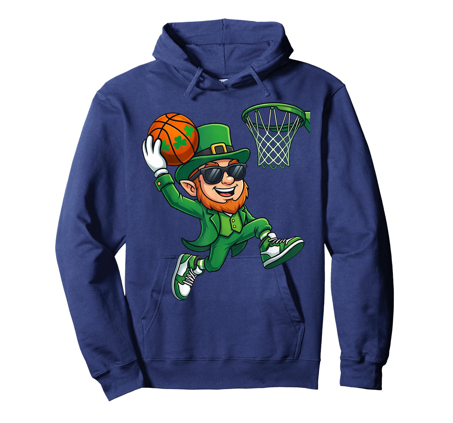 Leprechaun Playing Basketball St Patricks Day Kids Boys T-Shirt