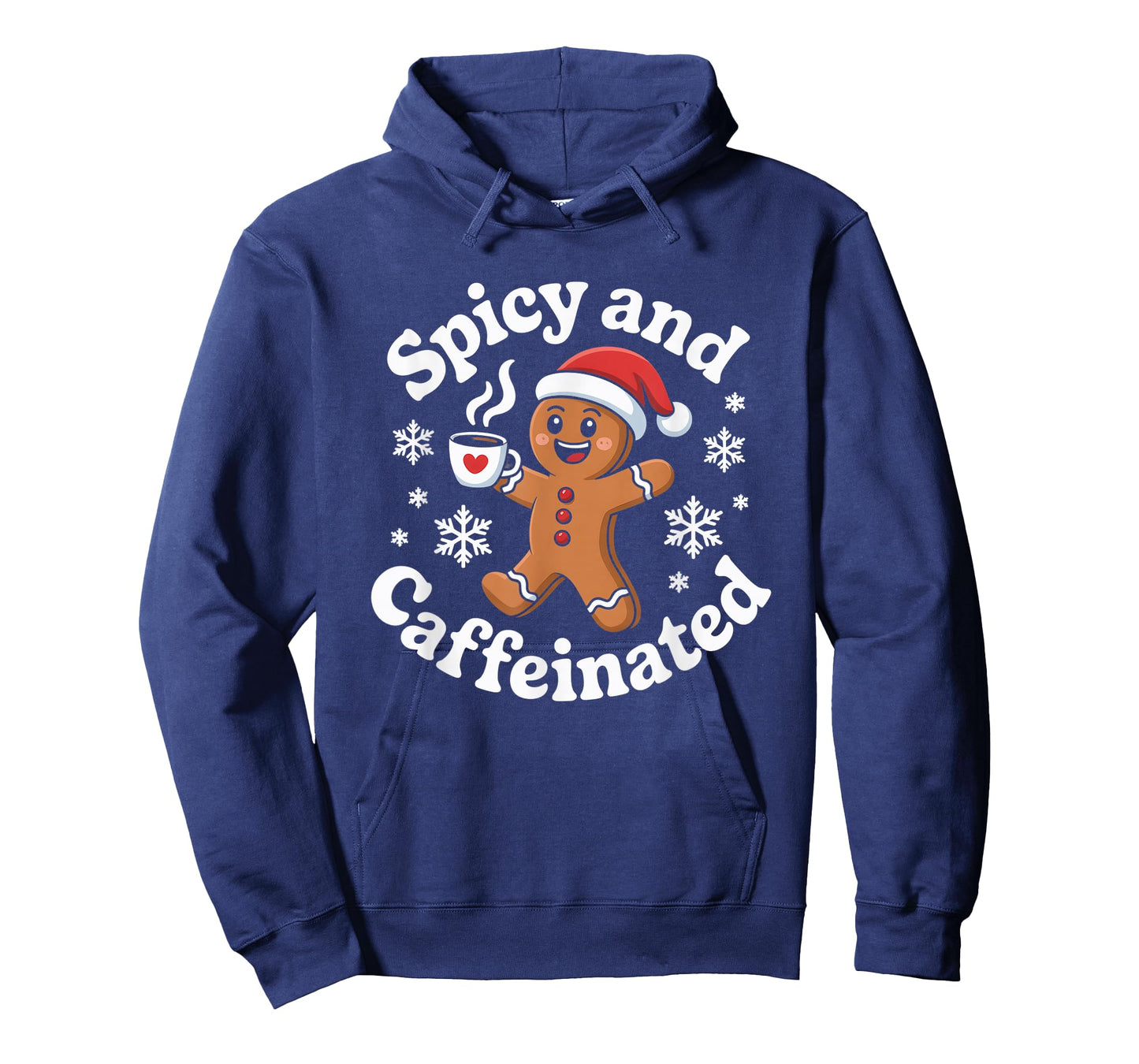 Spicy and Caffeinated Gingerbread Coffee Christmas T-Shirt