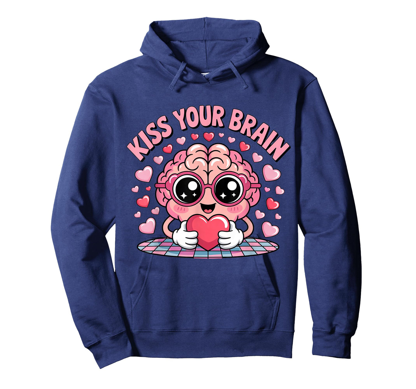 Kiss Your Brain Cute Valentine Teacher Squad Design T-Shirt