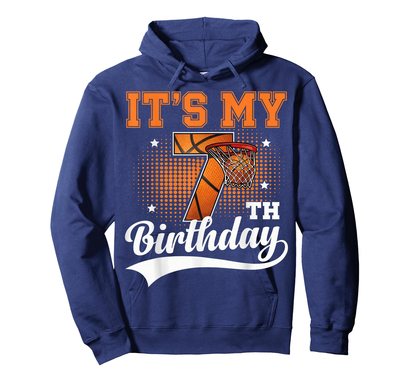 7th Birthday Shirt Boy Basketball Kids Seven 7 Year Old T-Shirt