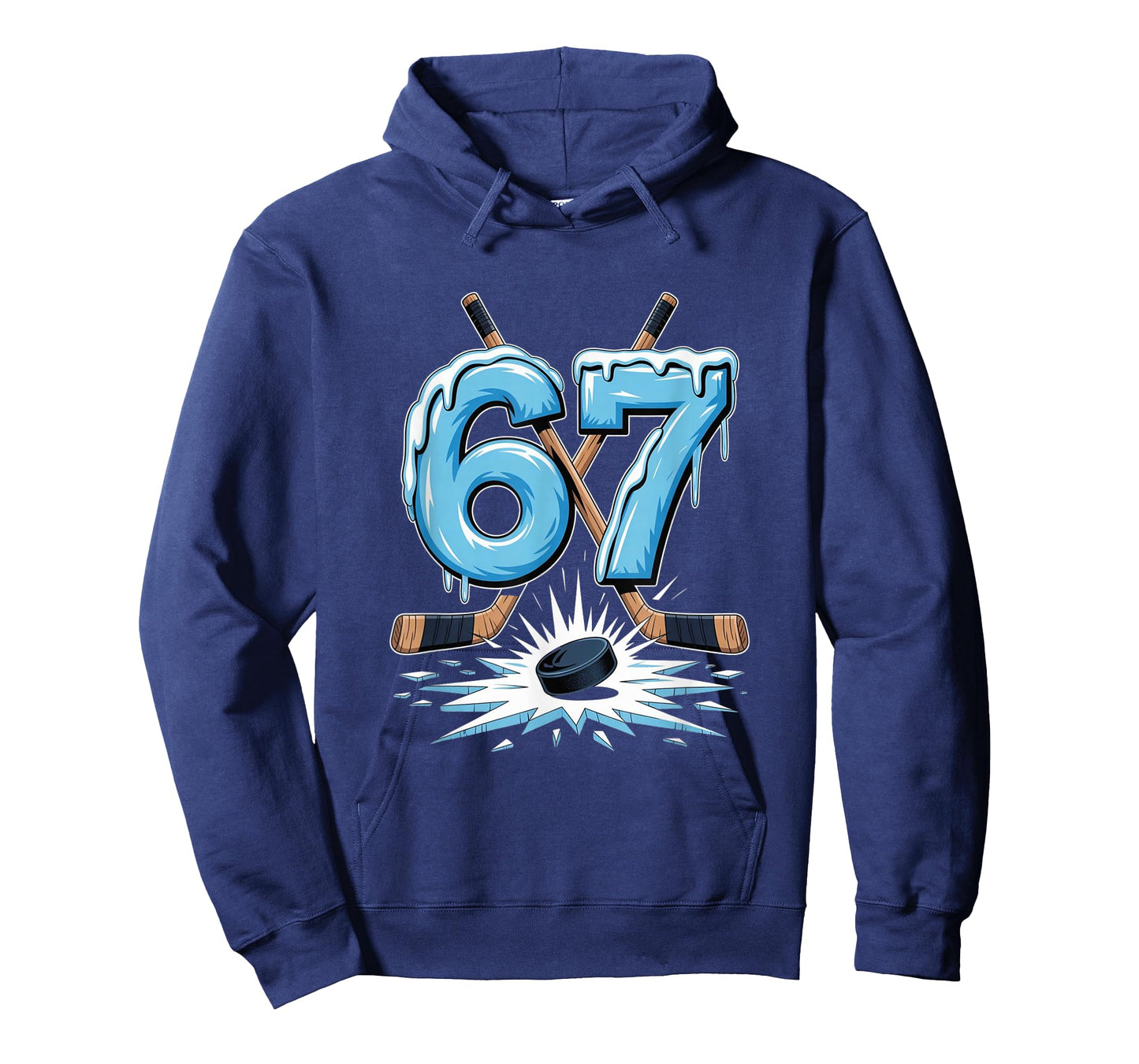 67 Six Seven Hockey Lovers Funny Meme Boys Men Women T-Shirt