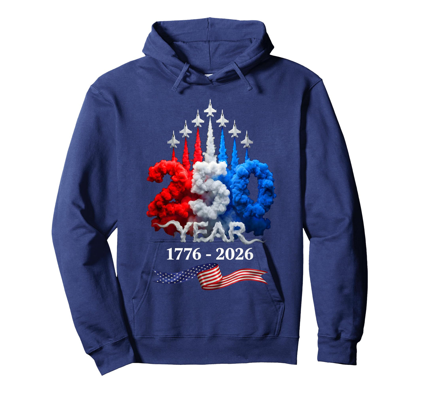 250 Years American 1776 2026 250th Birthday 4th of July T-Shirt