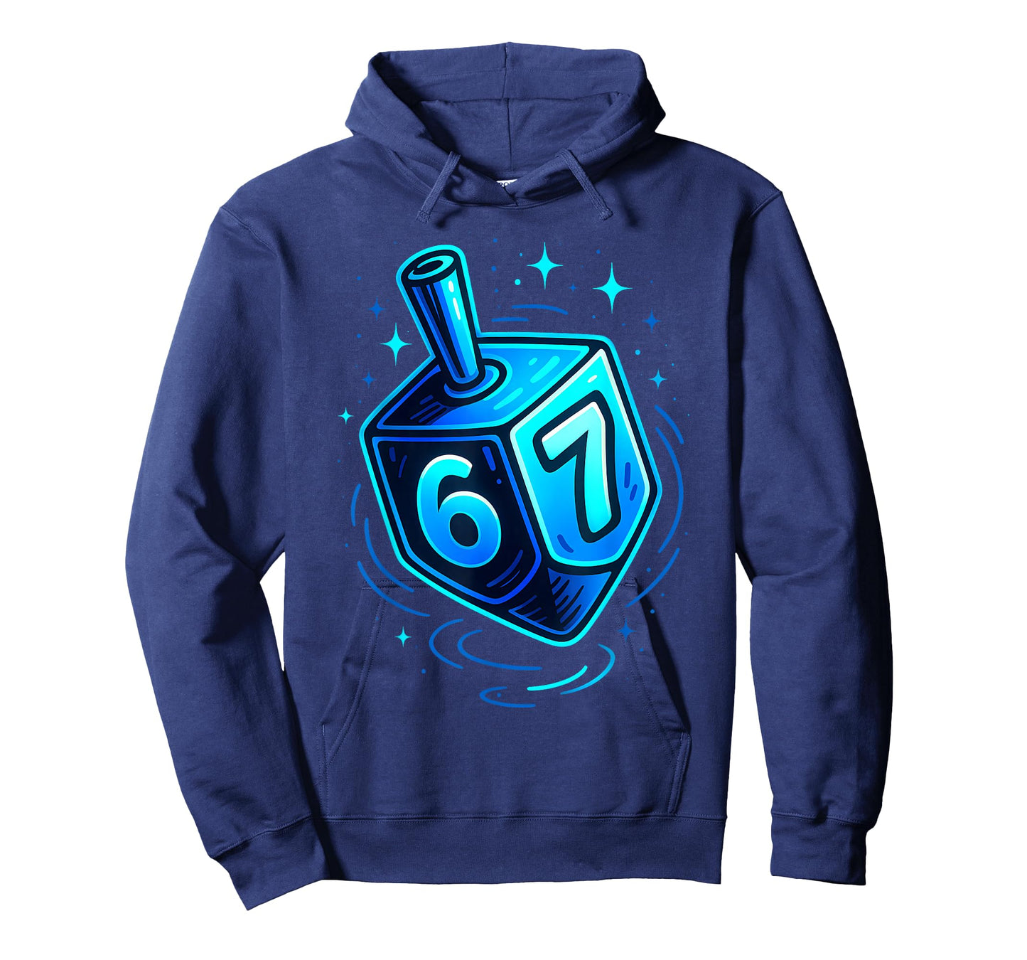 Hanukkah 67 Six Seven Meme Dreidel Menorah Chanukah Boy Kids T-Shirt