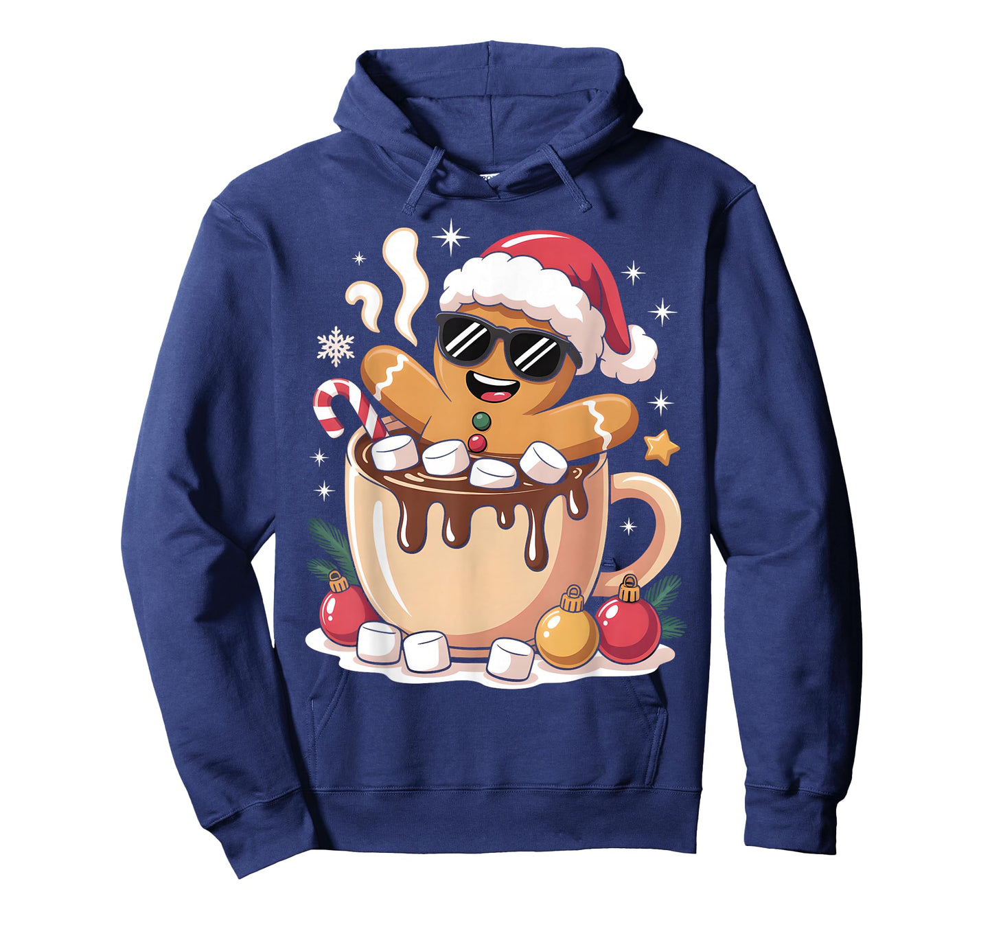 Gingerbreadman Christmas Cocoa Gingerbread Men Women Teens T-Shirt