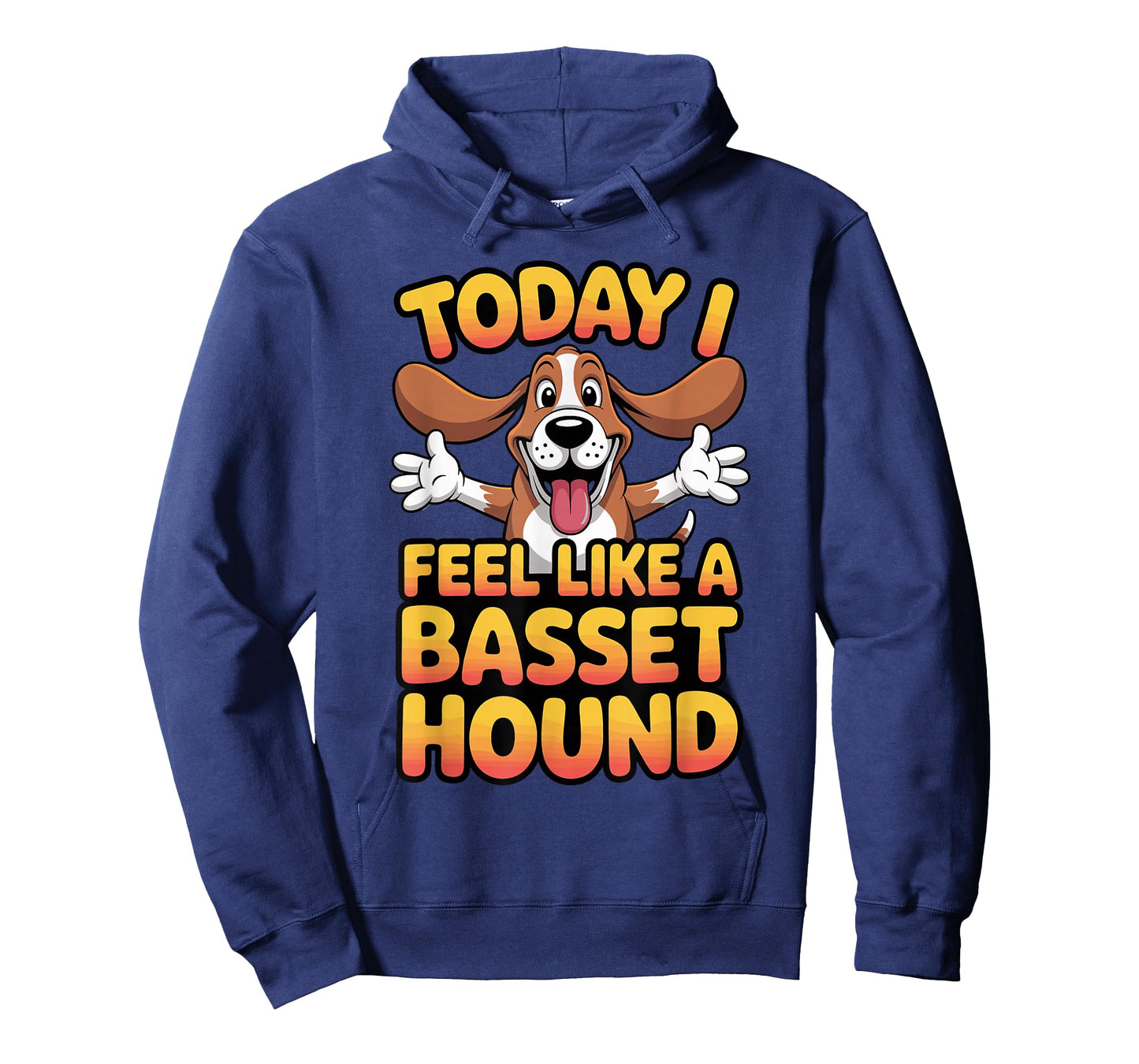Cartoon Pet Dog Breed Funny Today I Feel Like a Basset Hound T-Shirt