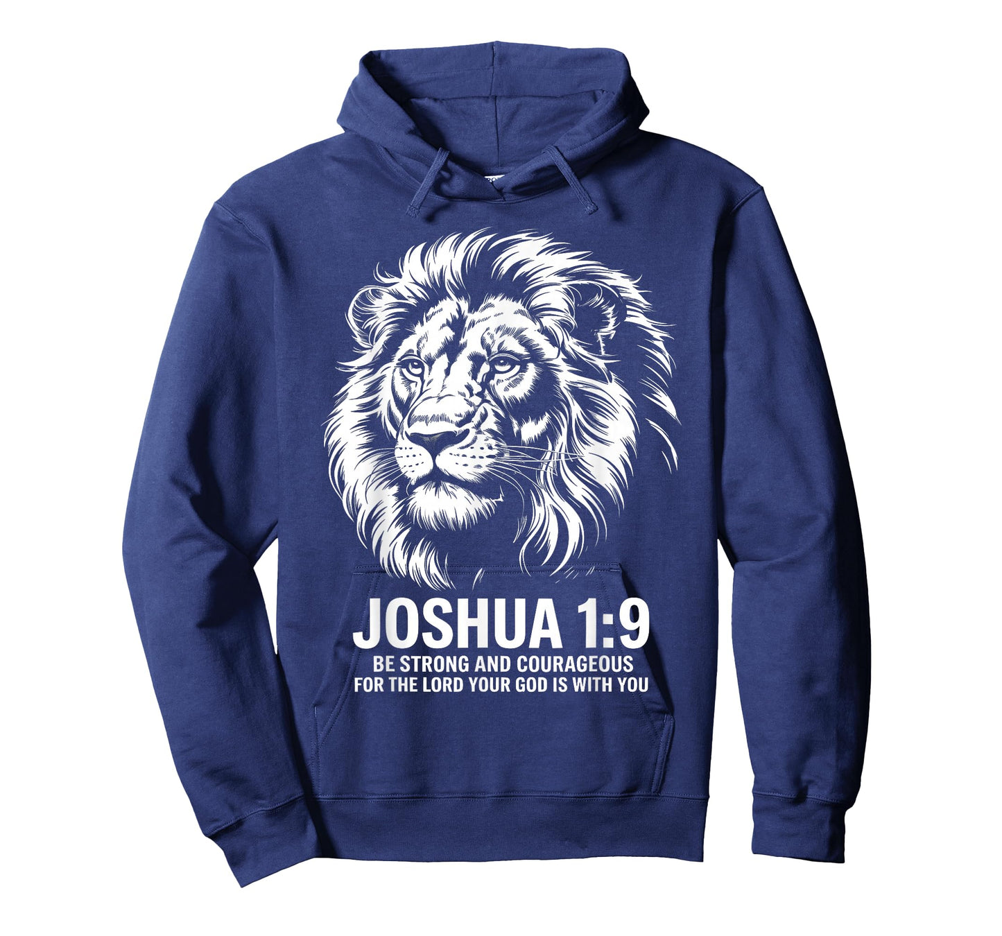 Joshua 1:9 Lion Faith Strength T-Shirt