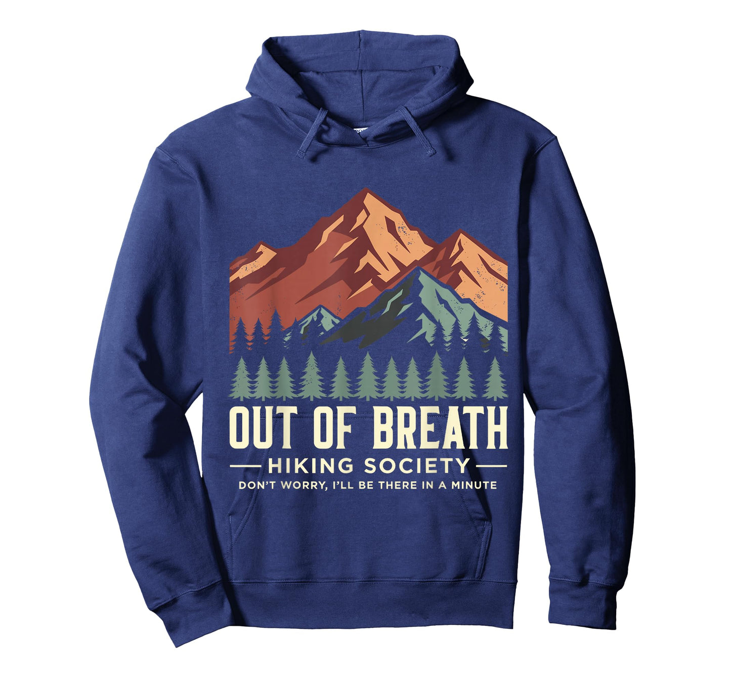 Out of Breath Hiking Society Funny Camping Hiking T-Shirt