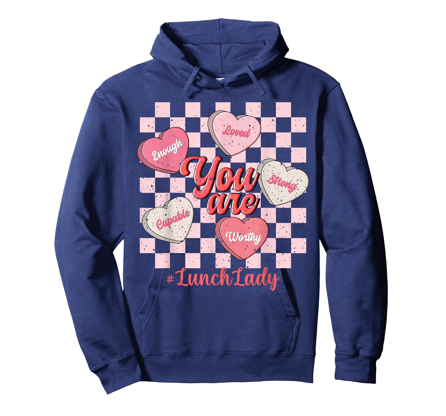 Funny Valentine Lunch Lady Love Heart T-Shirt