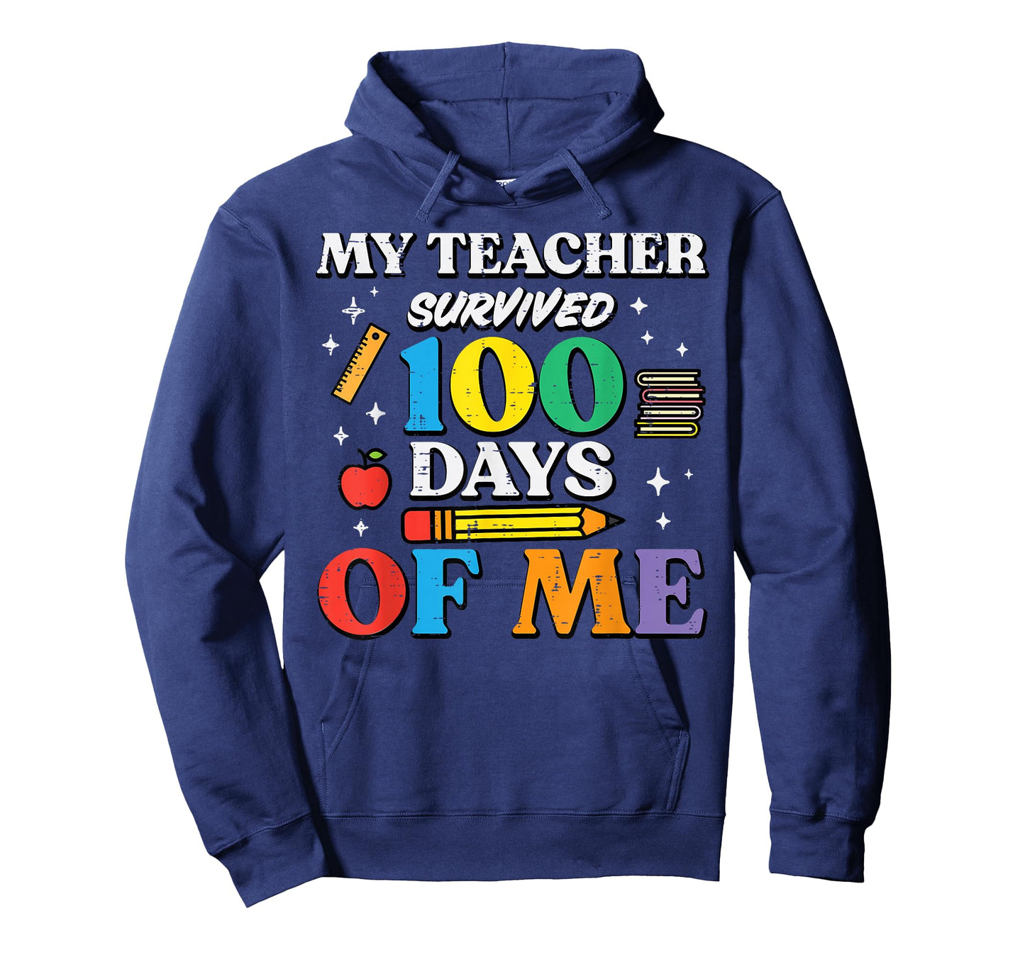 My Teacher Survived 100 Days of School of Me 100th Day Kids T-Shirt