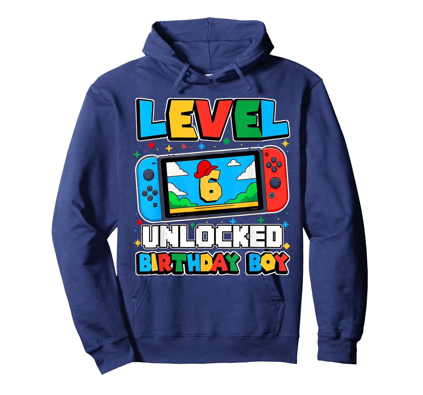 Level 6 Unlocked Birthday Boy Happy 6th Birthday Videos Game T-Shirt