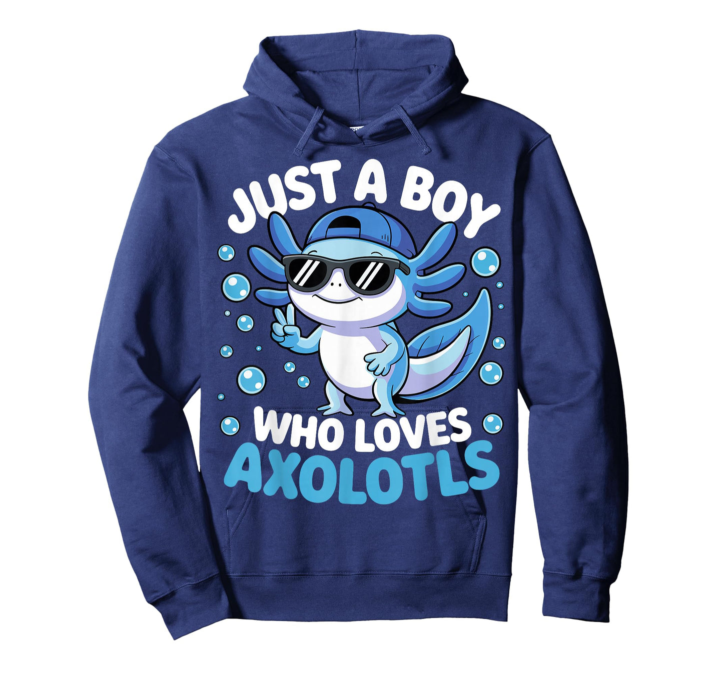 Just A Boy Who Loves Axolotls Cute Axolotl Kids Boys T-Shirt